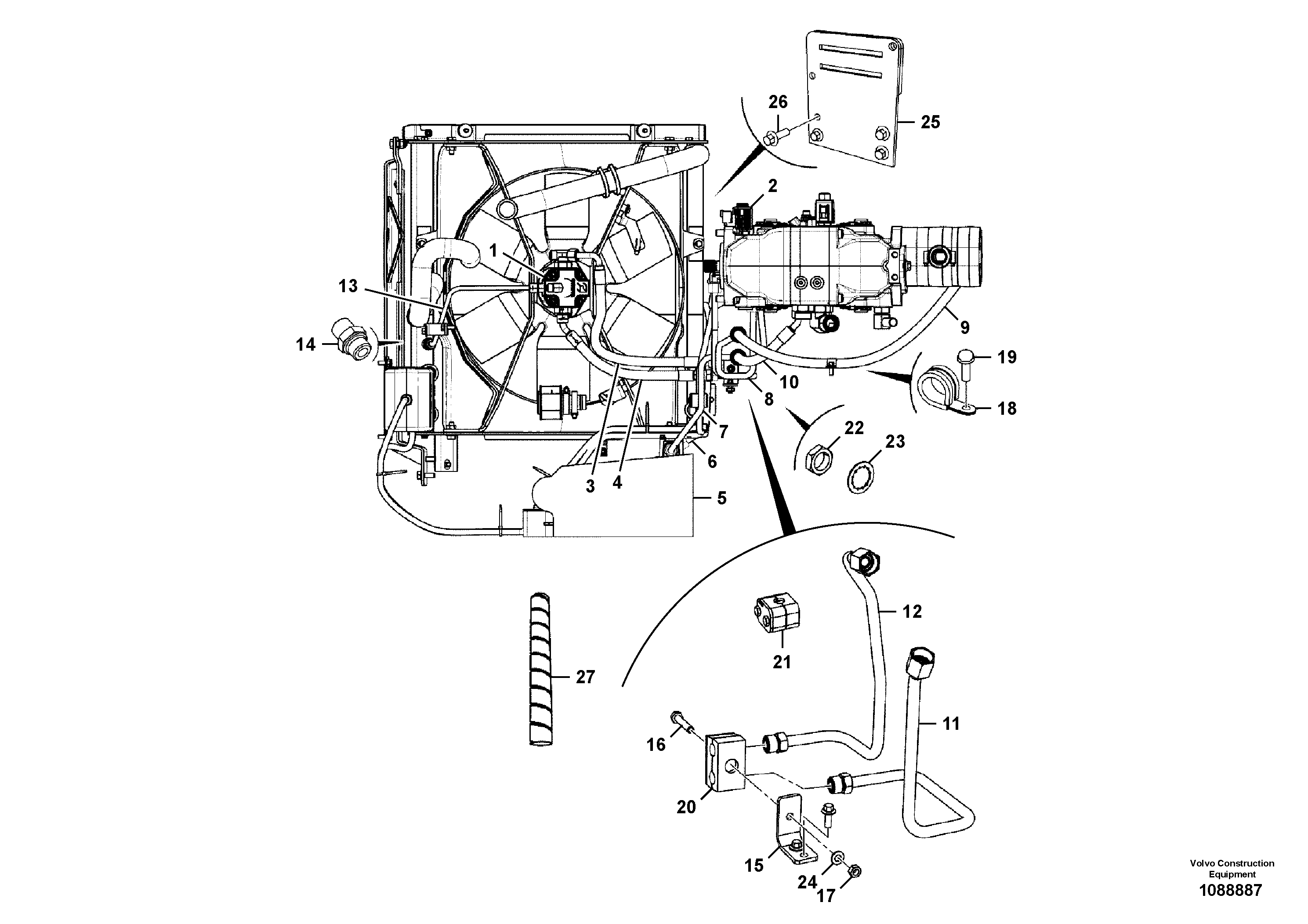Tube VOE17485075 VOLVO