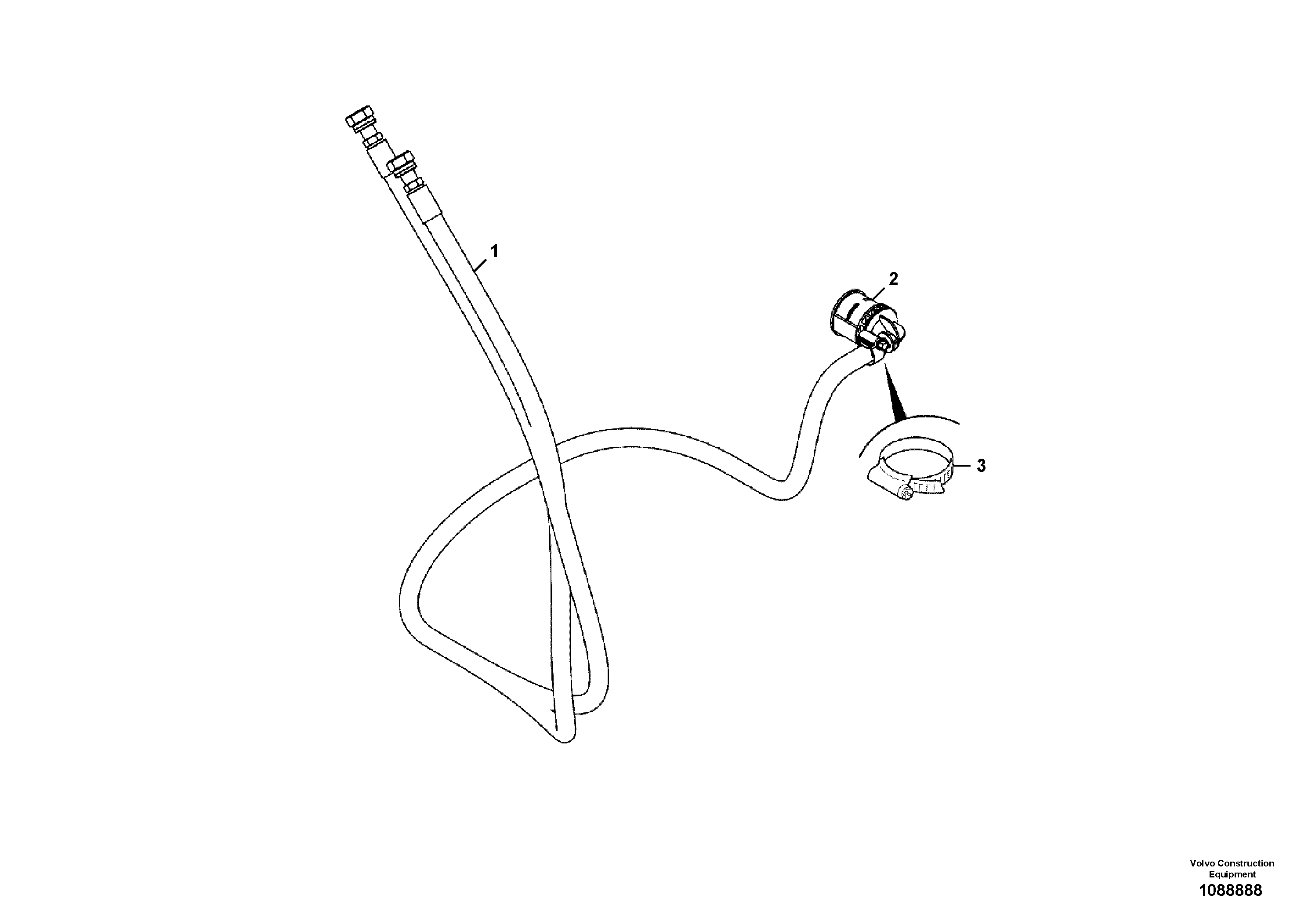 Hose VOE17485080 VOLVO