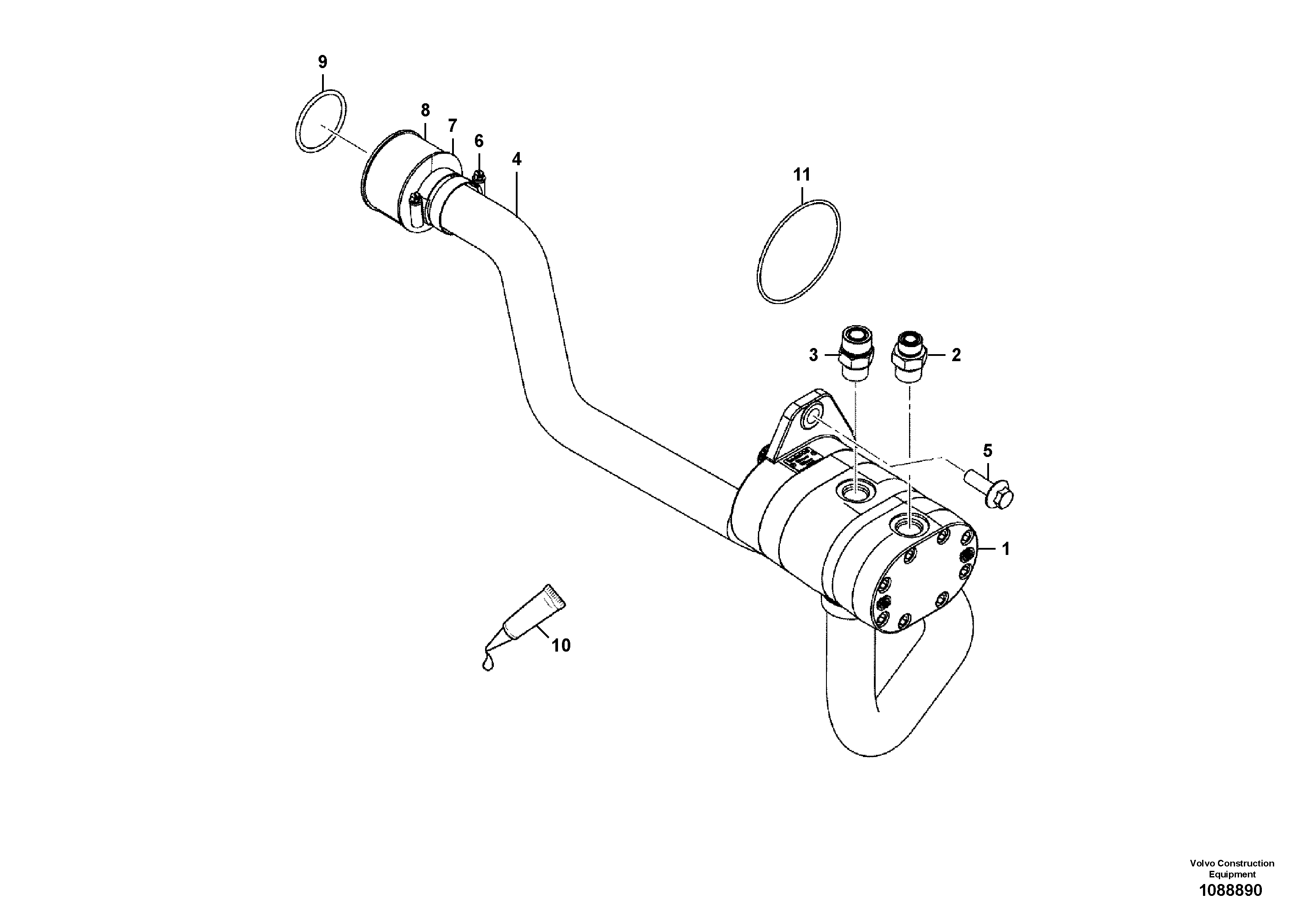Hose VOE17485082 VOLVO