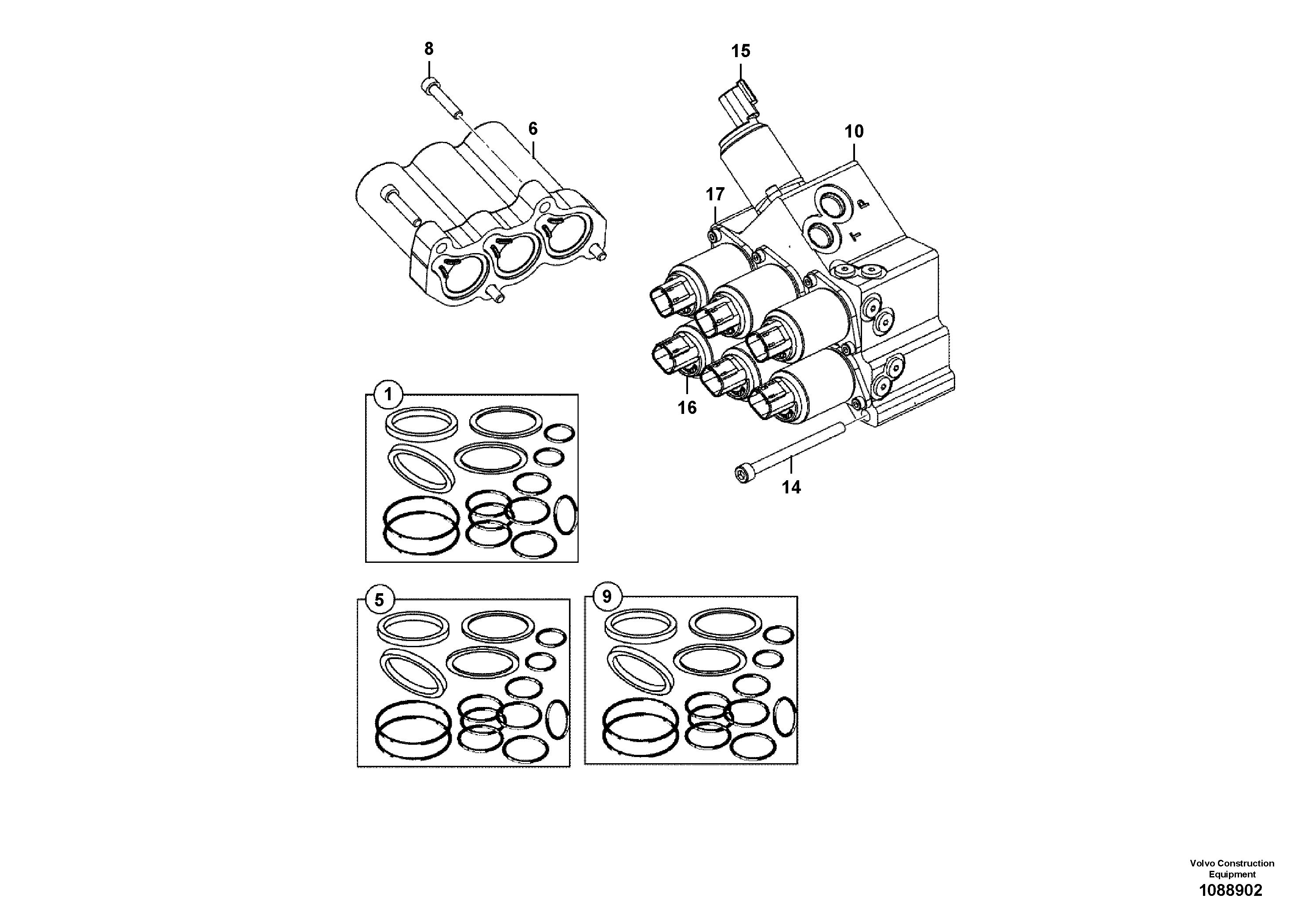 Screw VOE17484577 VOLVO