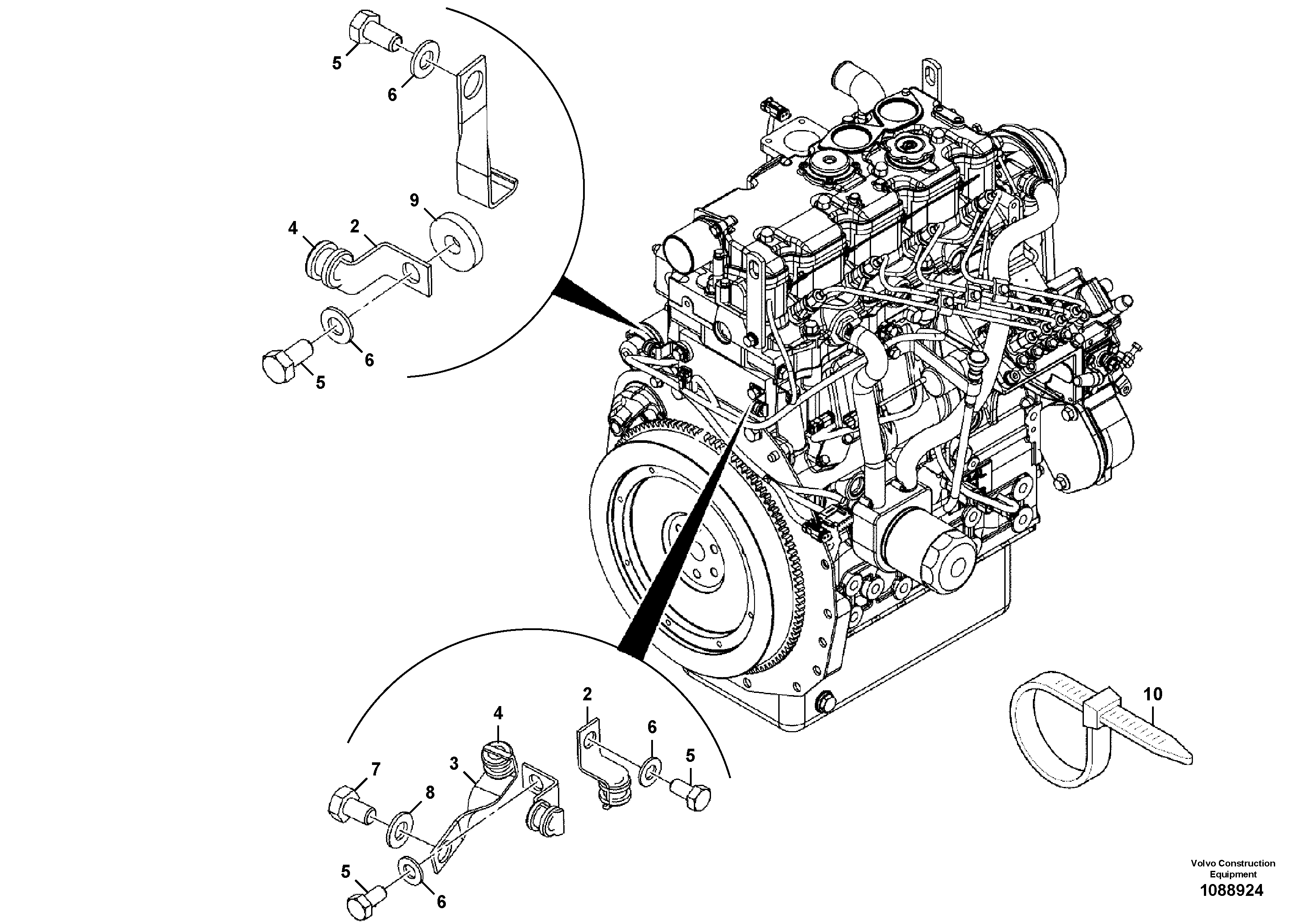 Support Leg VOE17487299 VOLVO