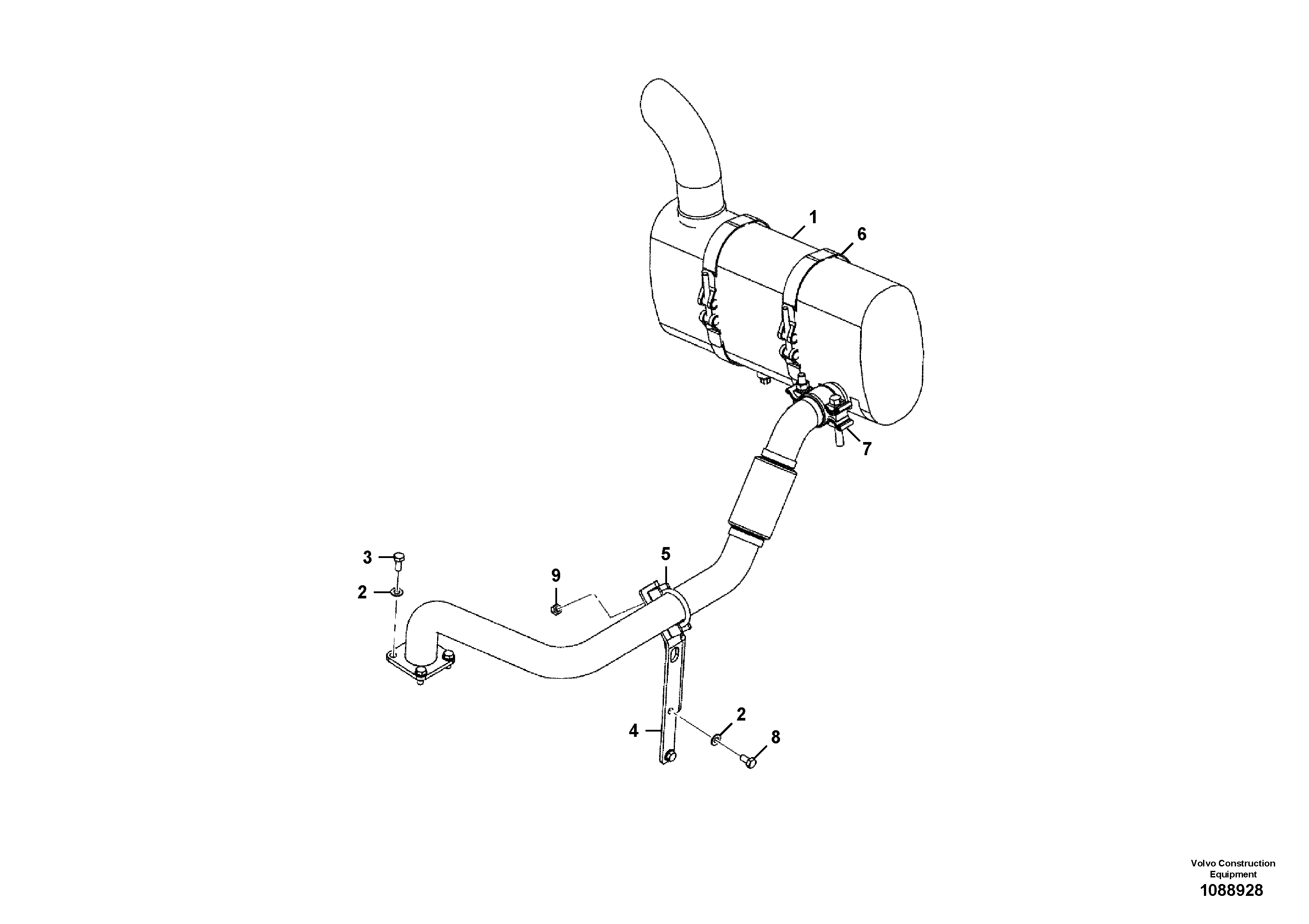 Bracket VOE17484583 VOLVO