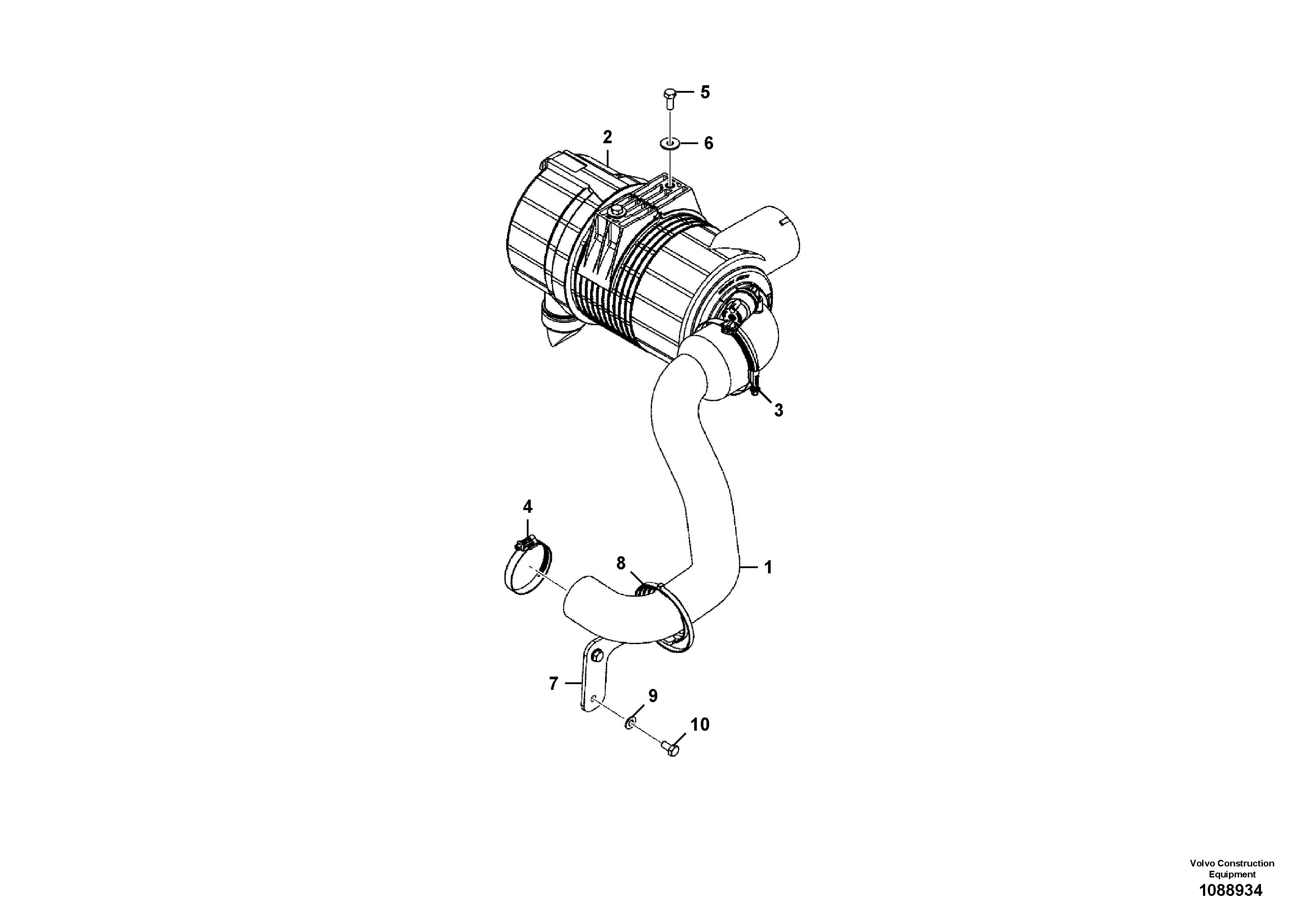 Корпус воздушного фильтра VOE17481333 VOLVO