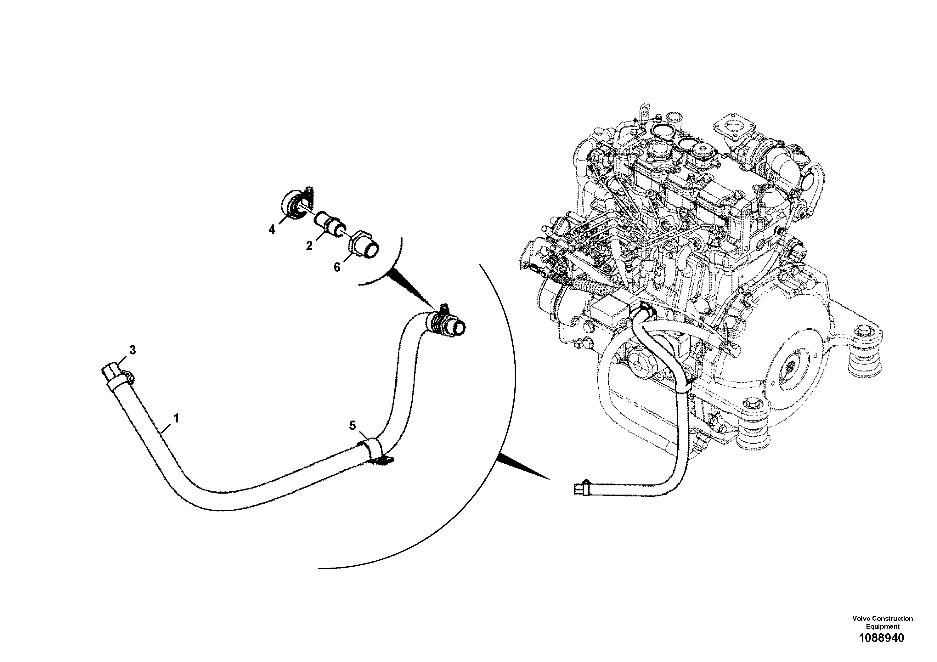 Hose VOE17484584 VOLVO