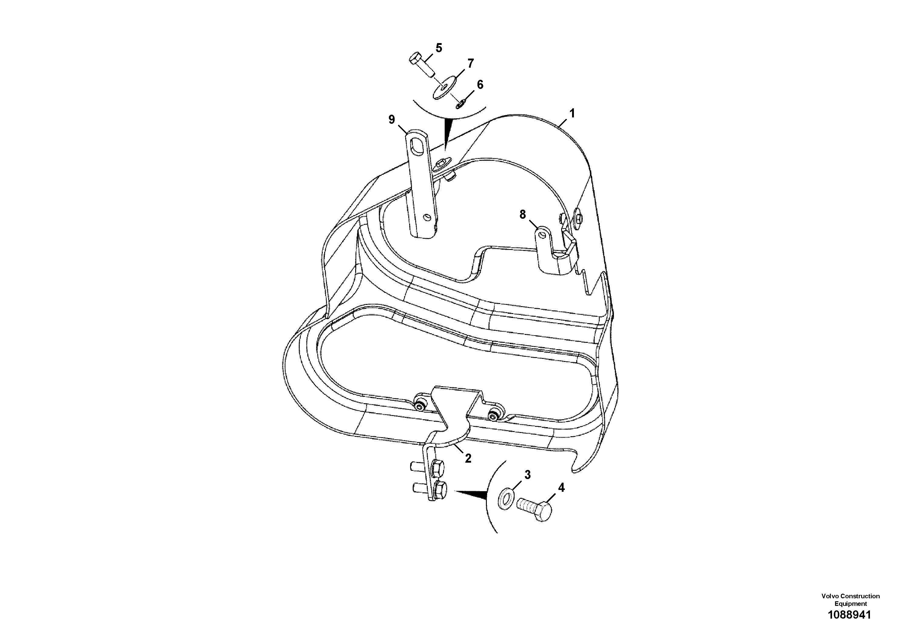 Bracket VOE17484585 VOLVO