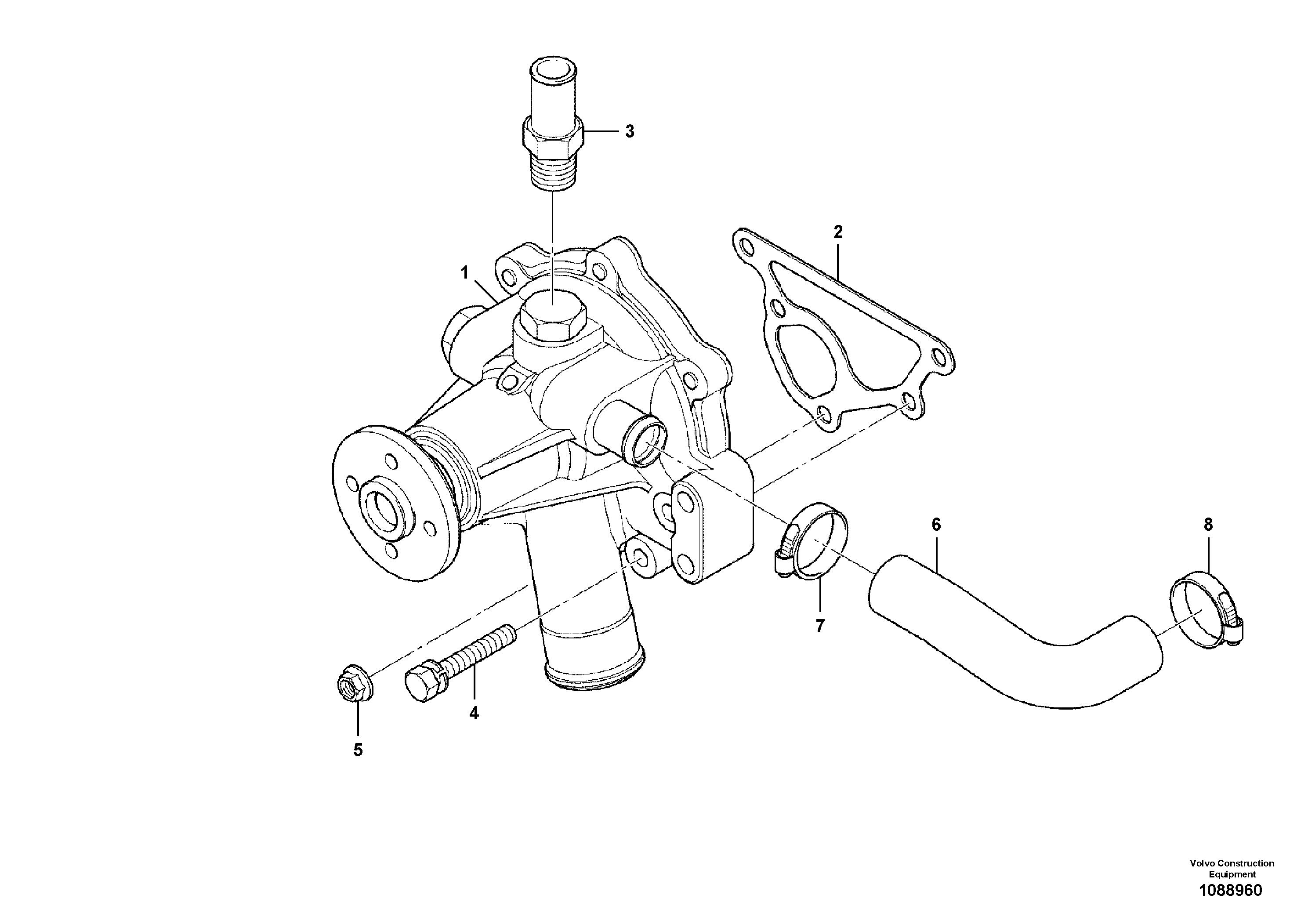 Gasket VOE17422719 VOLVO