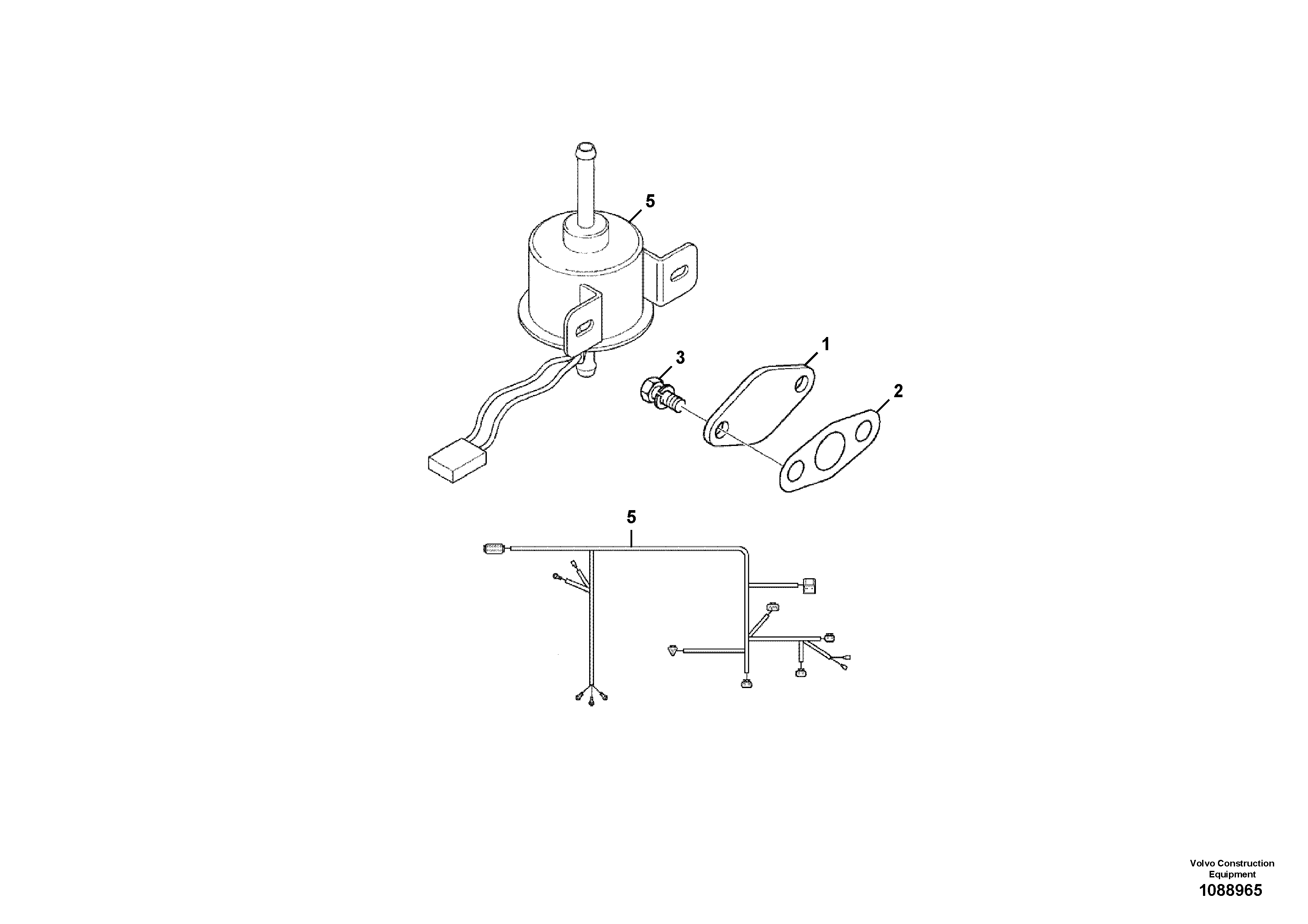 Fuel pump VOE17449410 VOLVO
