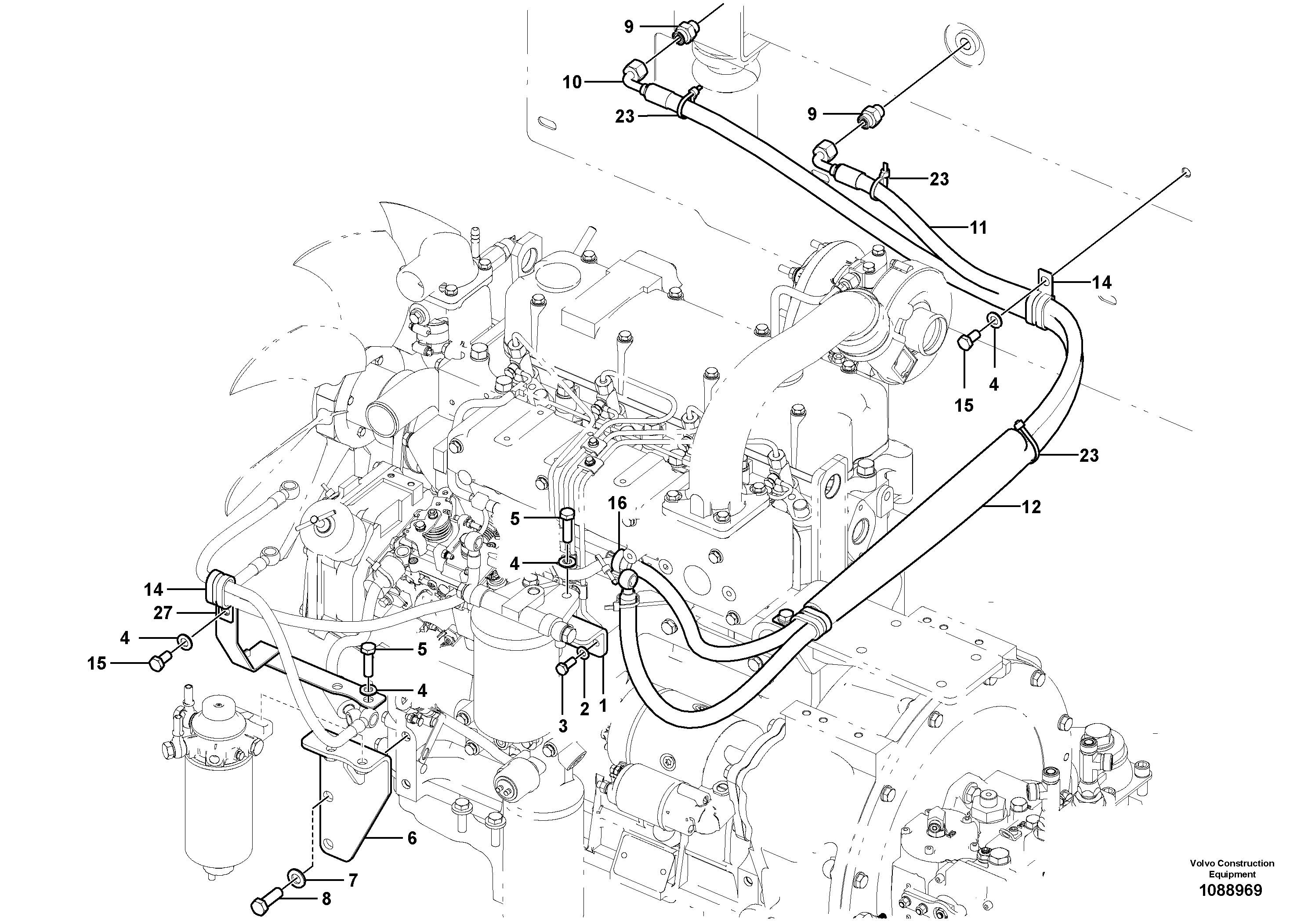 Clutch Spring VOE12812447 VOLVO