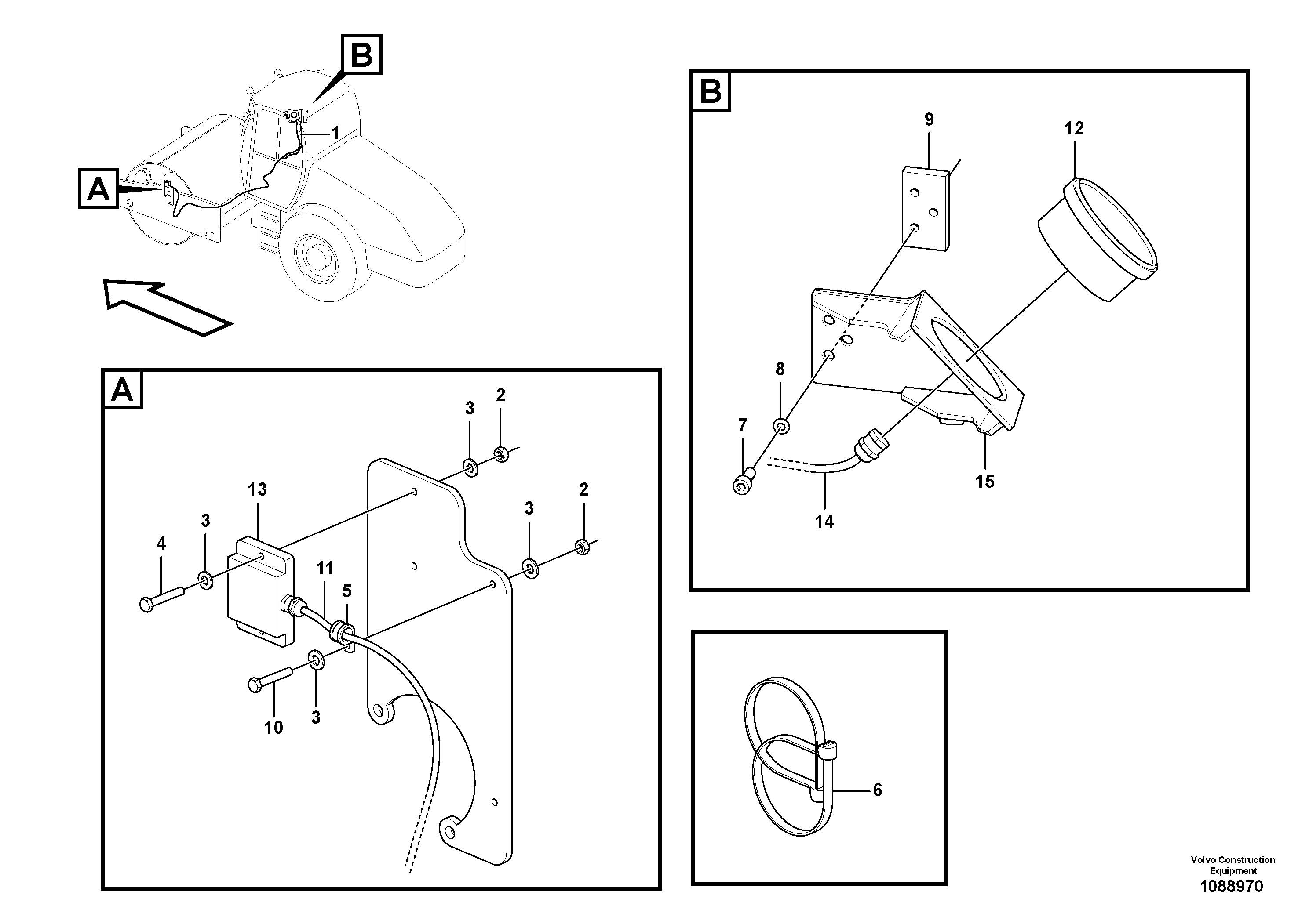 Seat frame VOE12812916 VOLVO