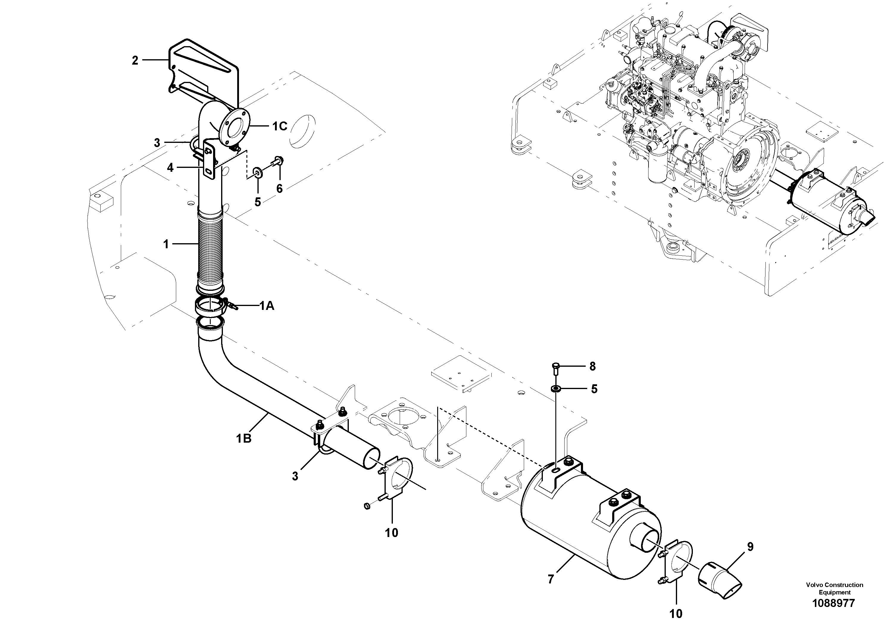 Axle Casing VOE12811069 VOLVO