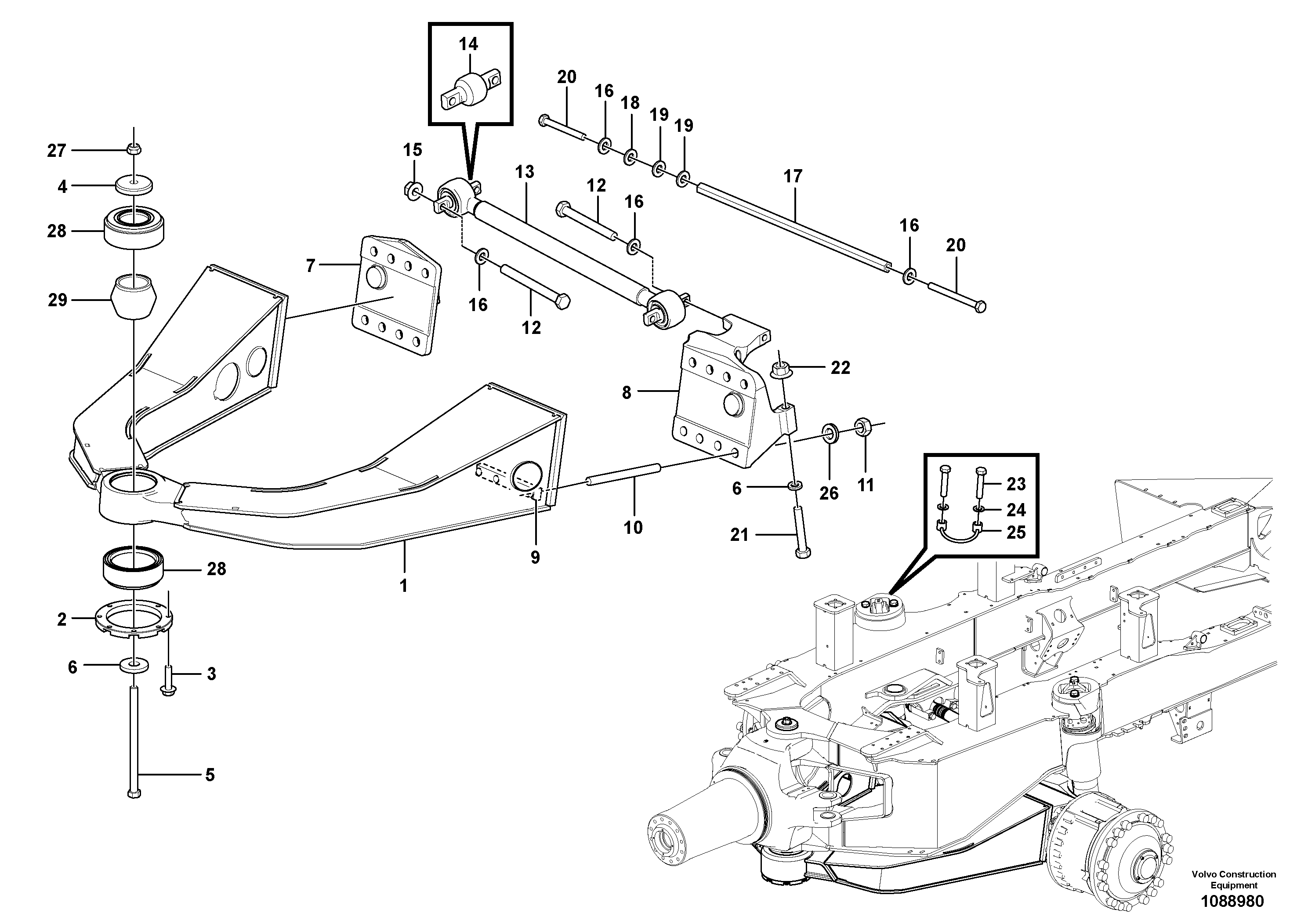 Upholstery Rail VOE16850130 VOLVO