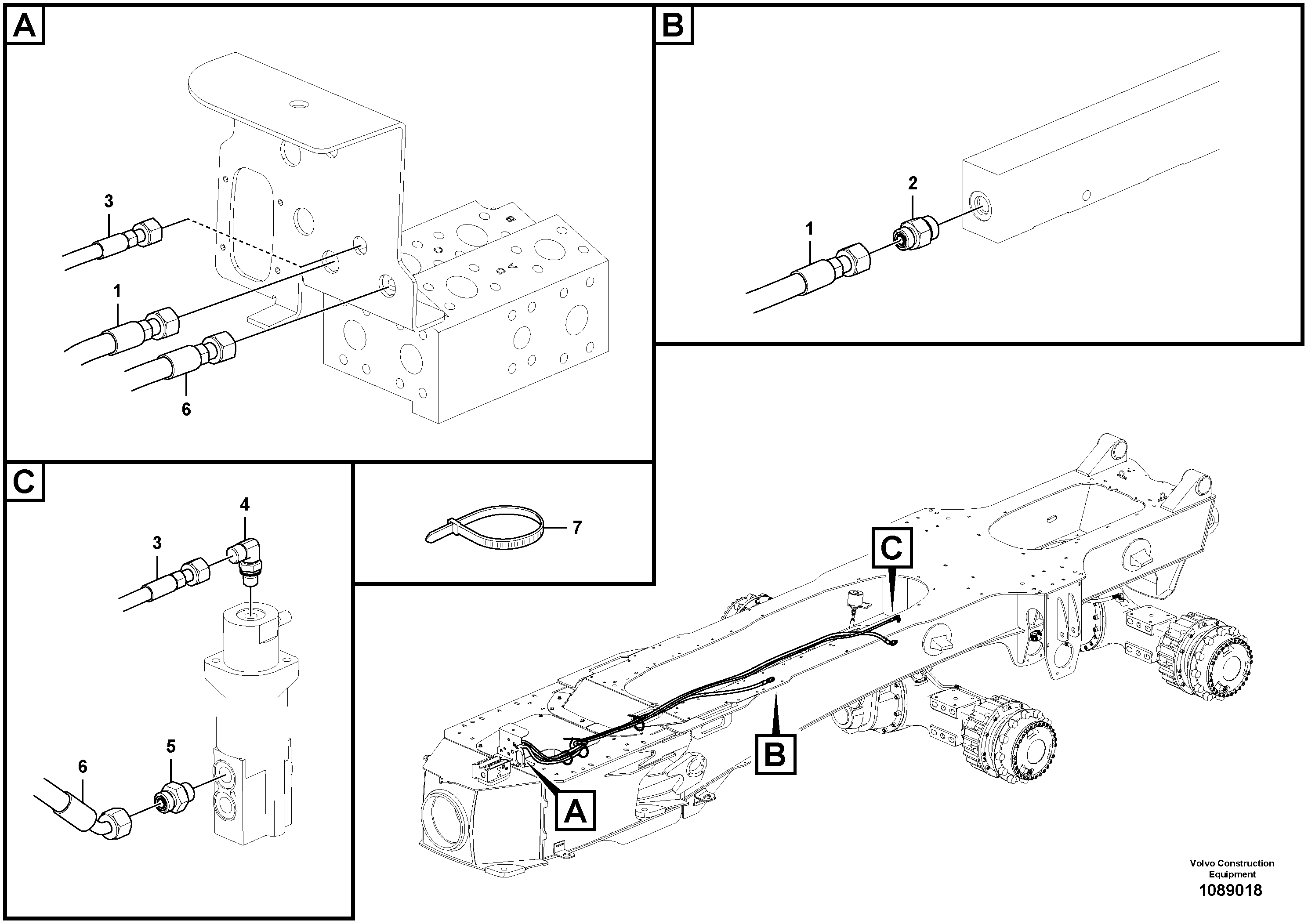 Hose assembly VOE16860869 VOLVO