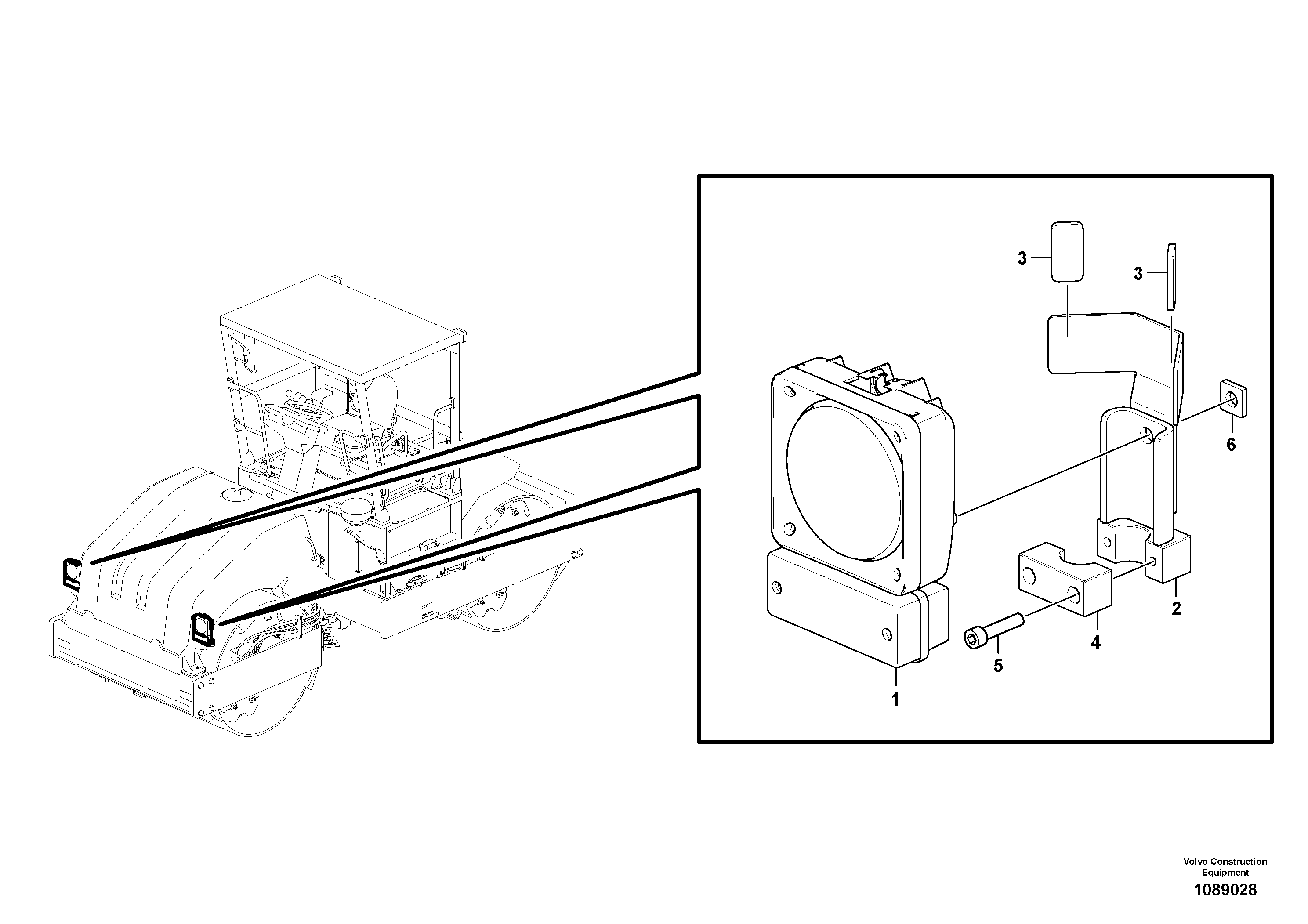 Voltage reductor VOE12829872 VOLVO