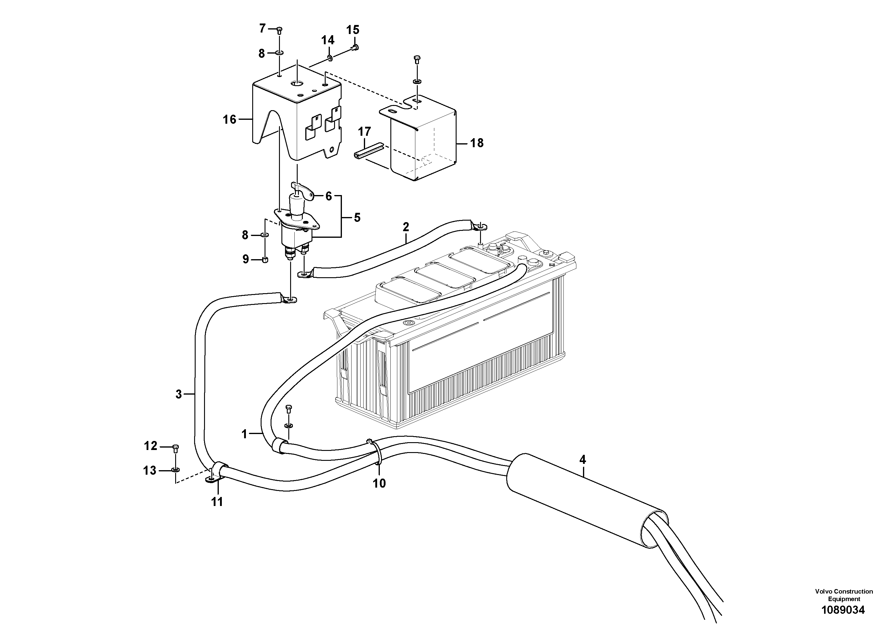 Radio Support VOE12823852 VOLVO