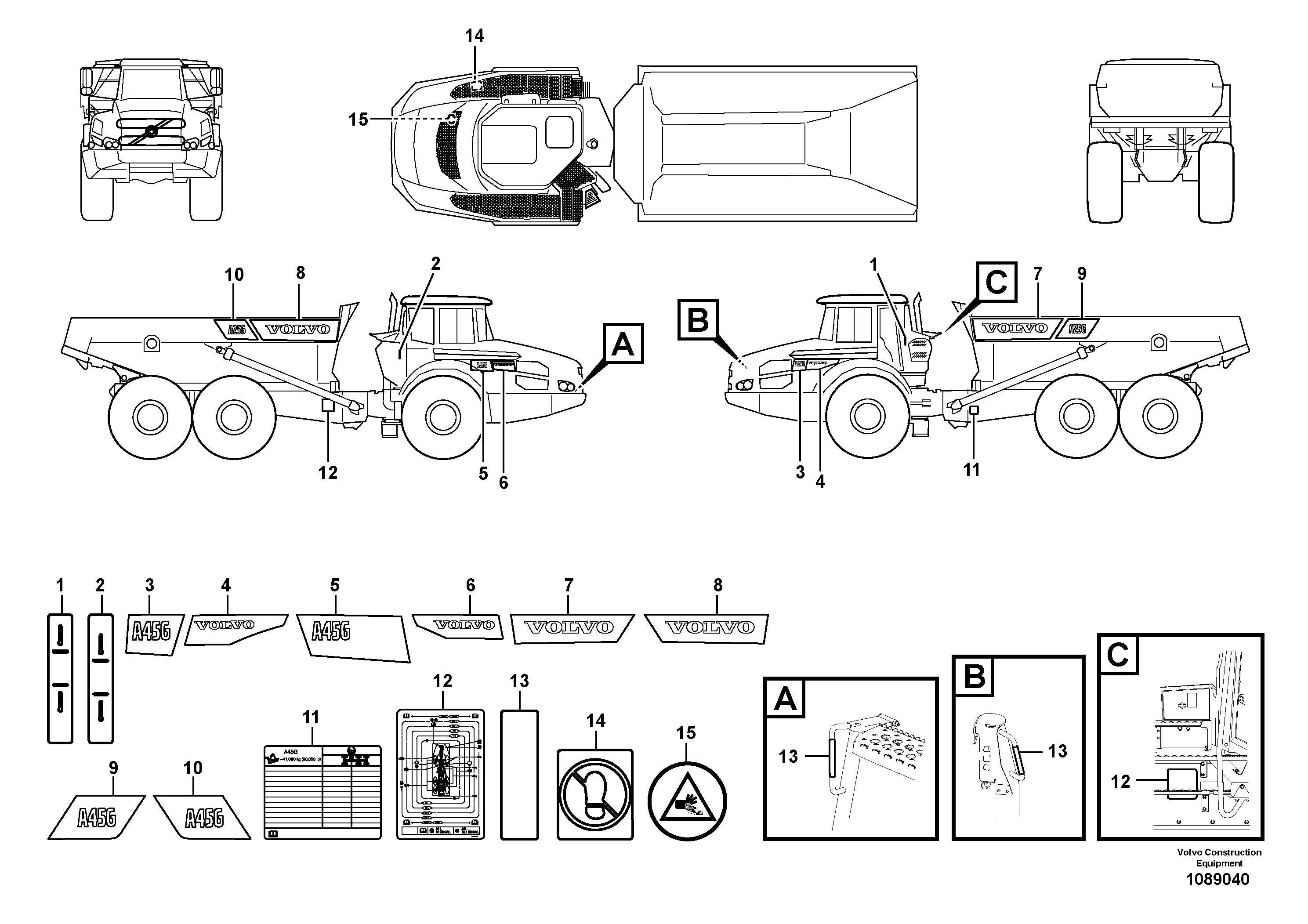 Dynamo Bracket VOE16893744 VOLVO