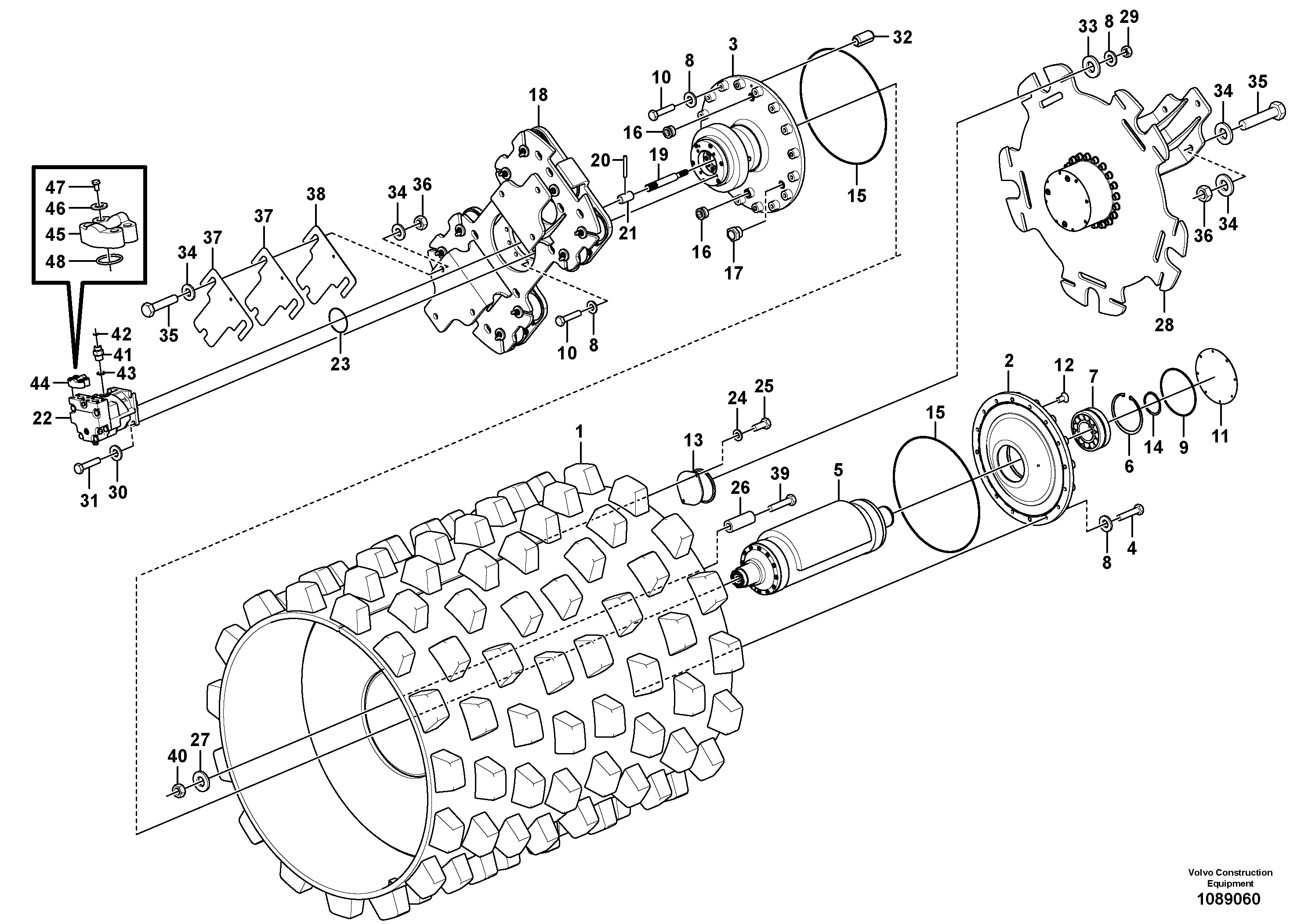 Mounting rail RM96702618 VOLVO