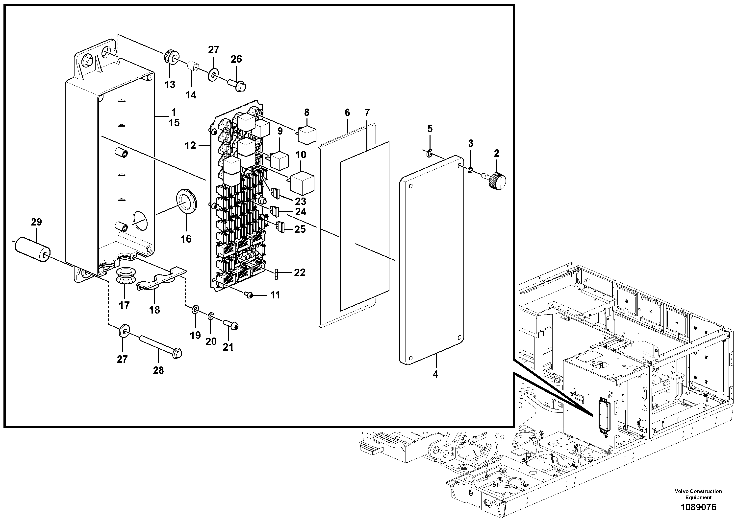 Protecting plate VOE14689410 VOLVO