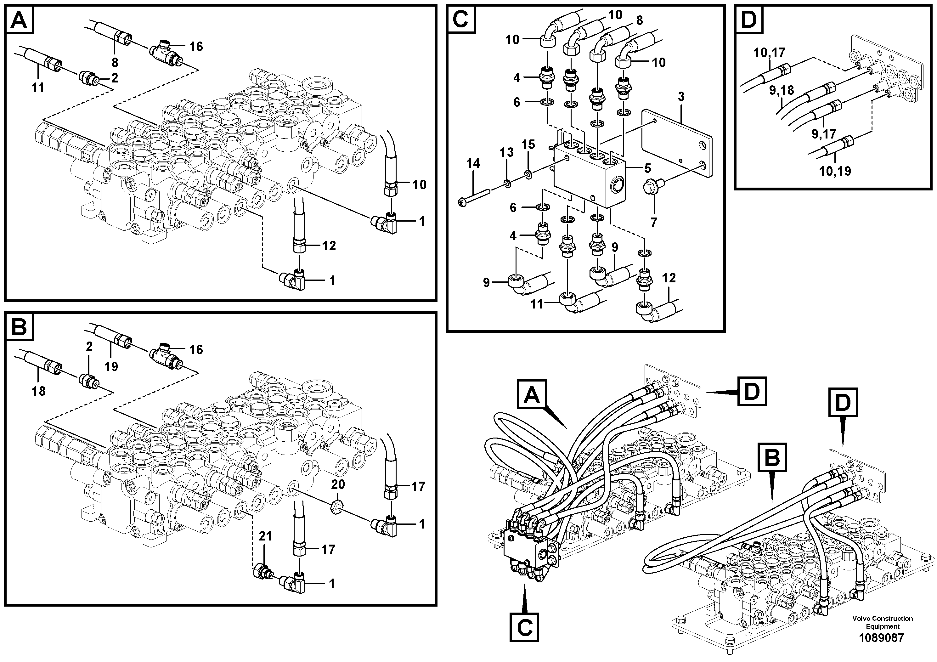 Cylinder Block VOE14616307 VOLVO