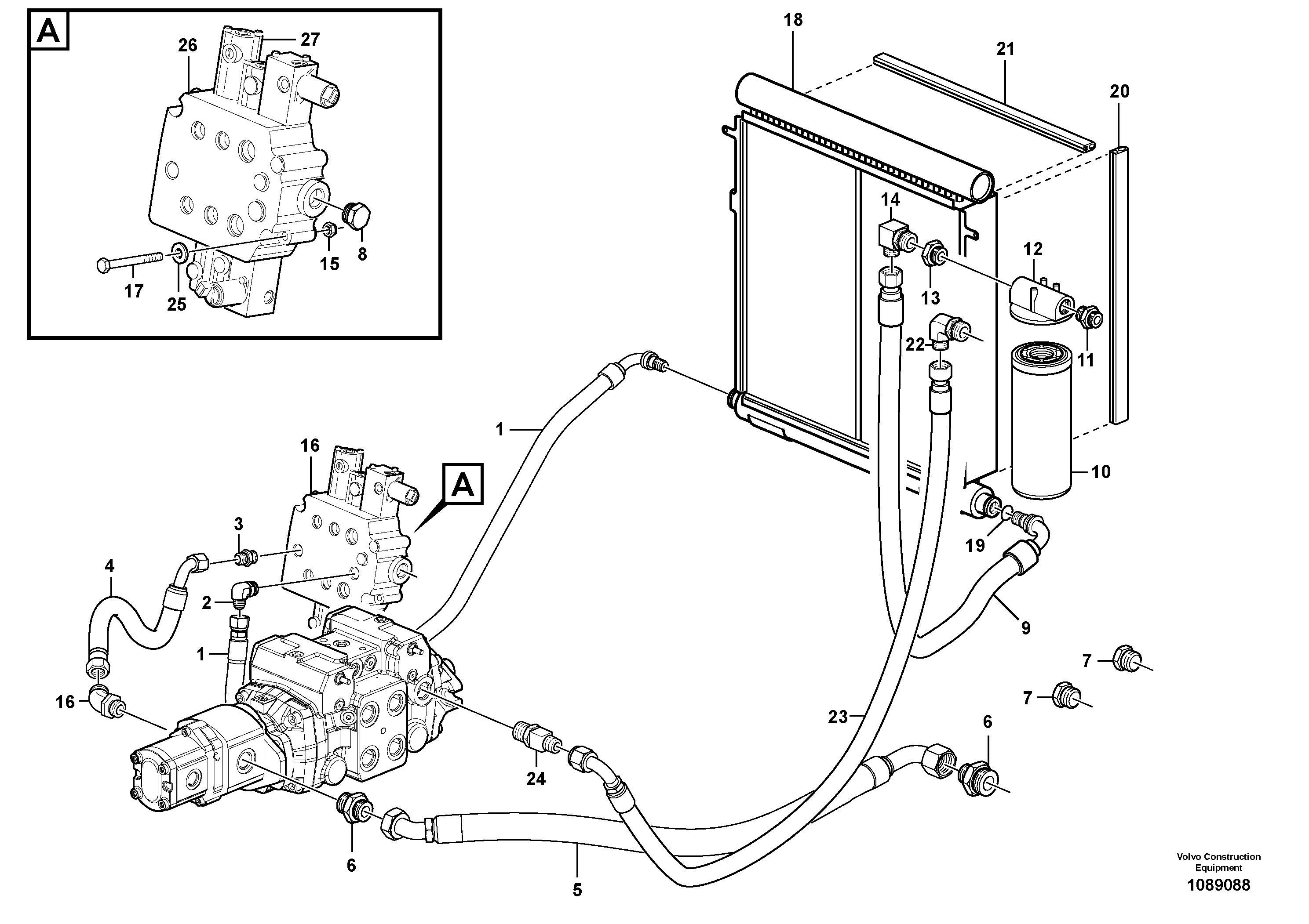 Mudguard VOE17447567 VOLVO