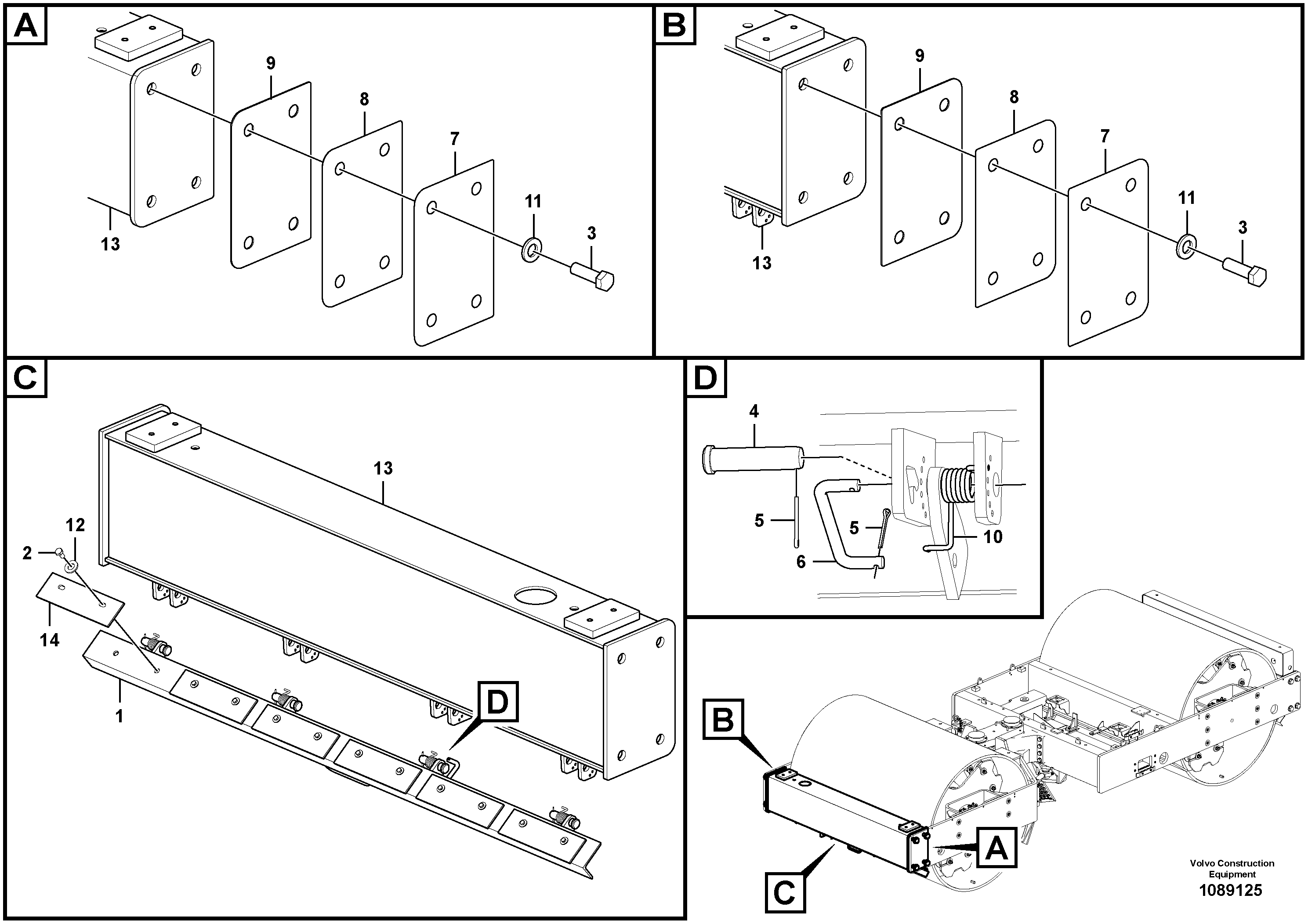 Pulley, water pump VOE12828192 VOLVO