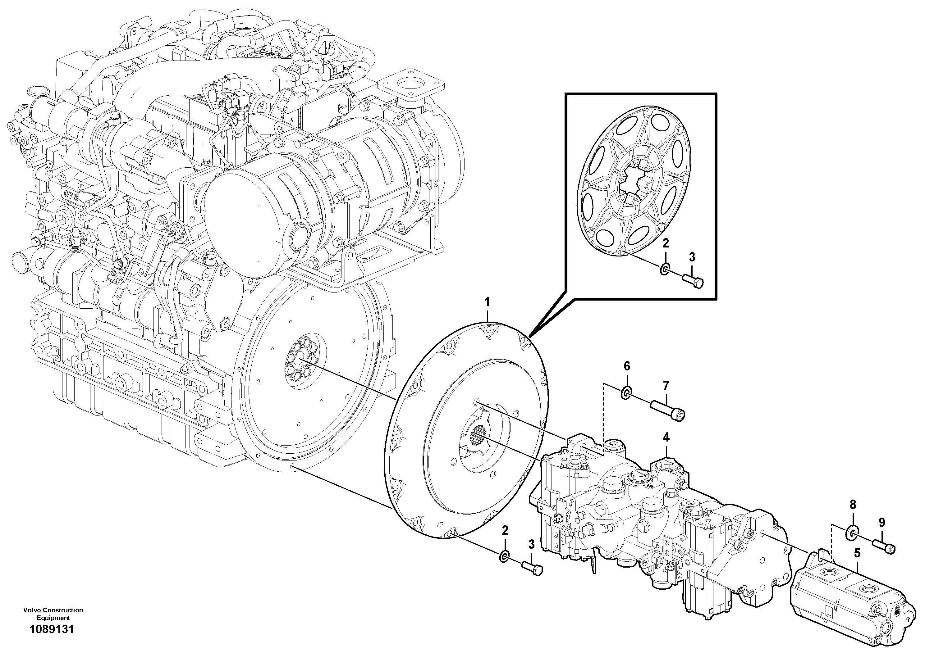 Coupling Piece 12827286 VOLVO