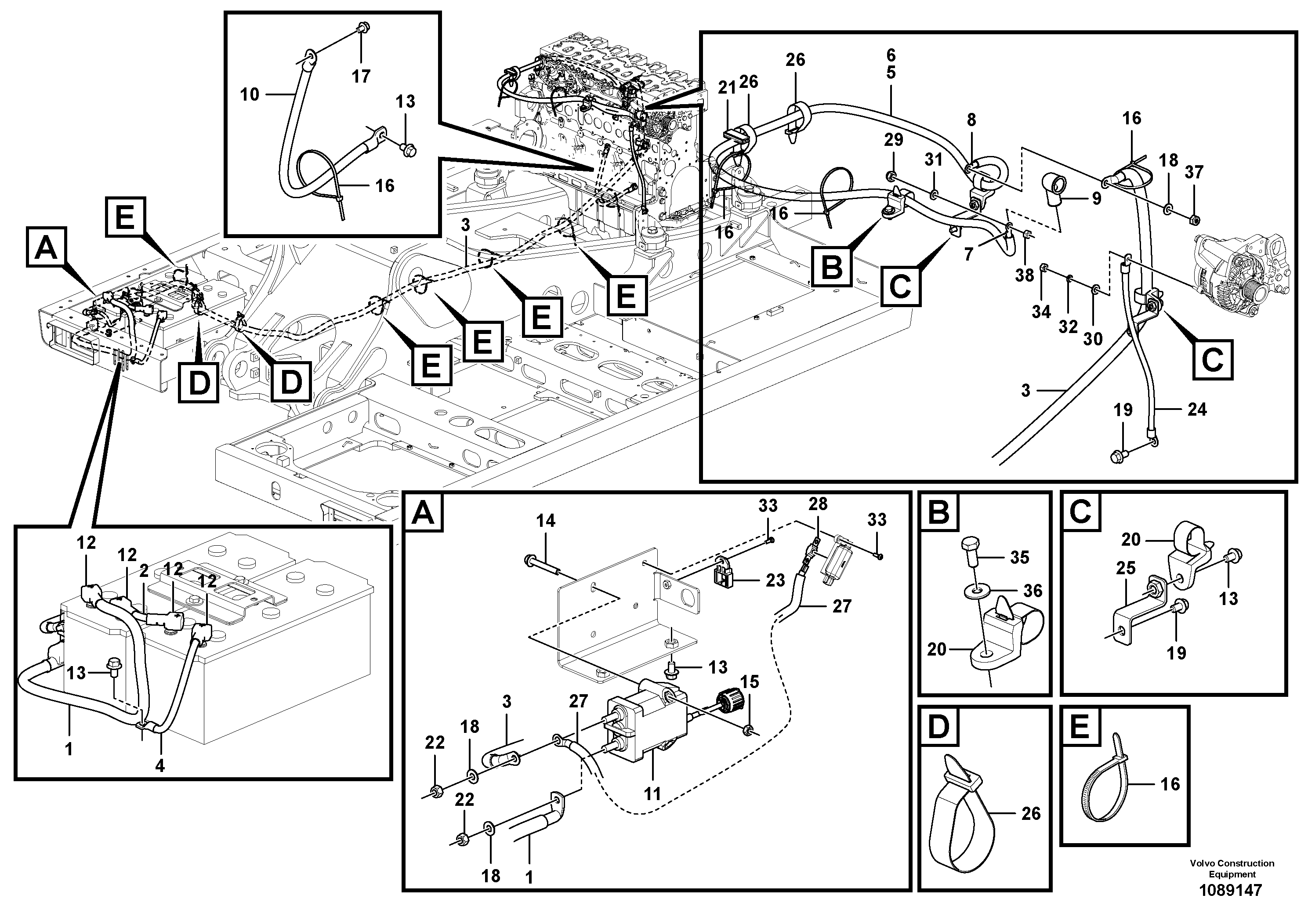 Brush Bearing VOE14689115 VOLVO