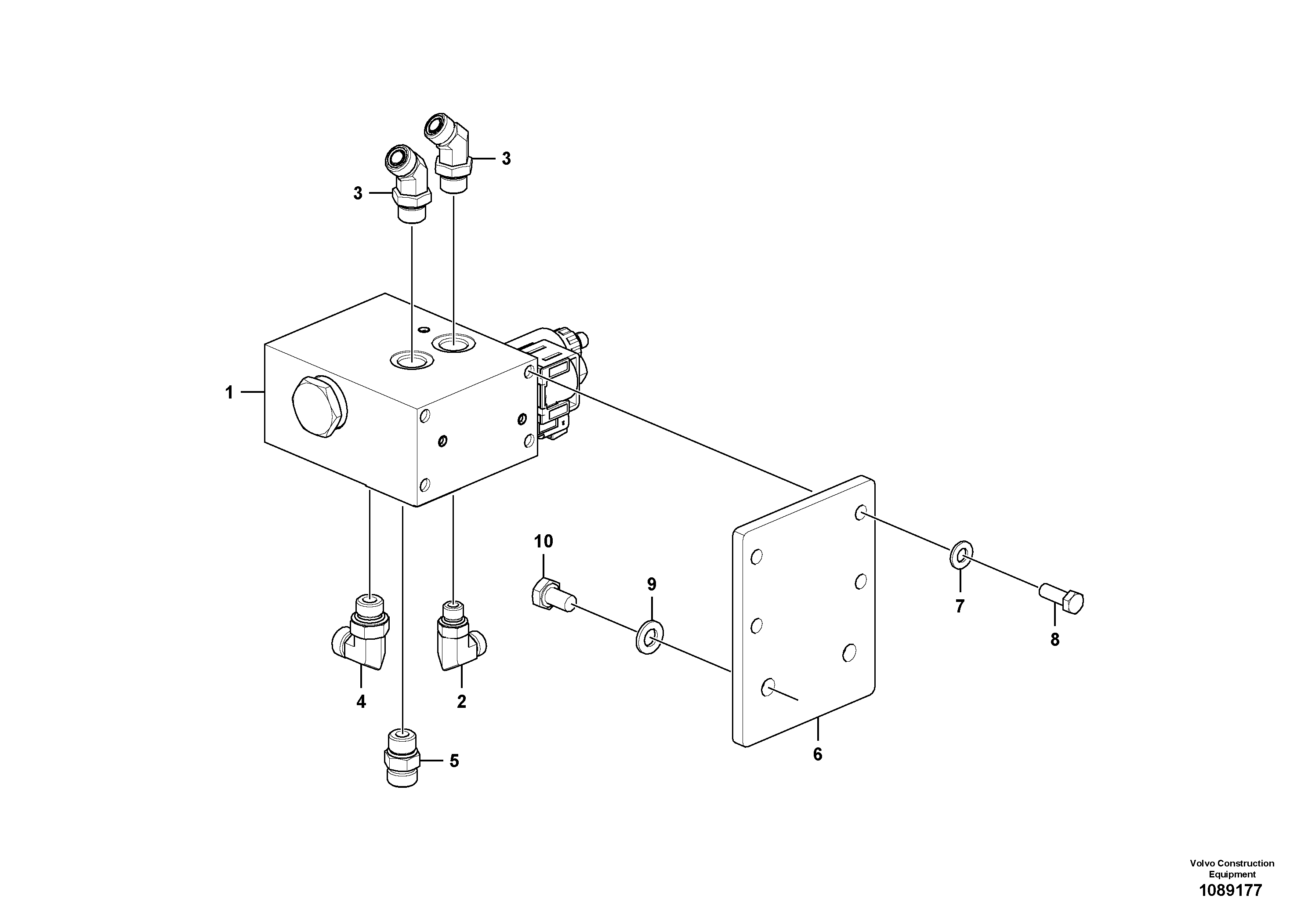 Seat frame VOE12815478 VOLVO