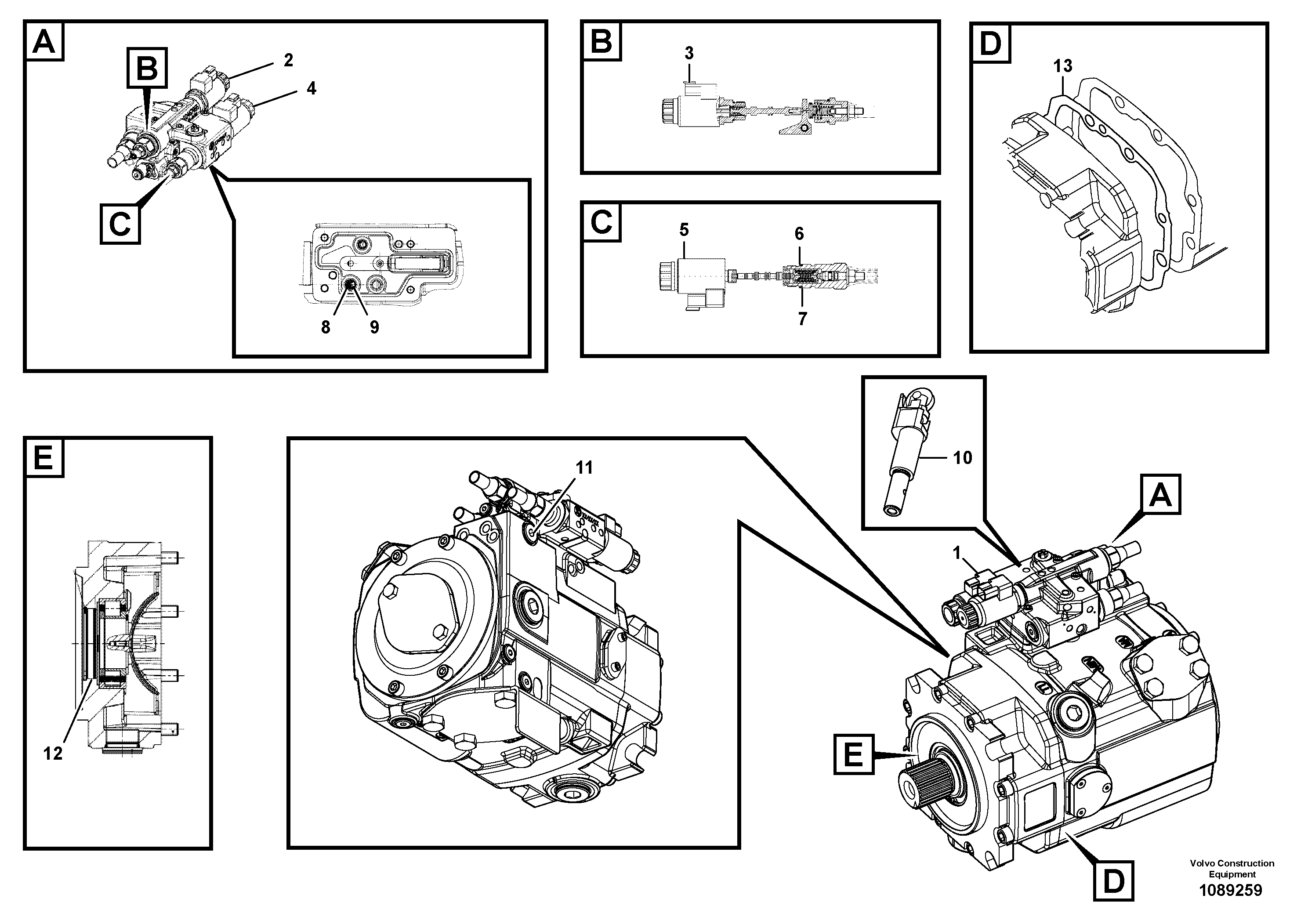 Water Pump Gear VOE14727844 VOLVO