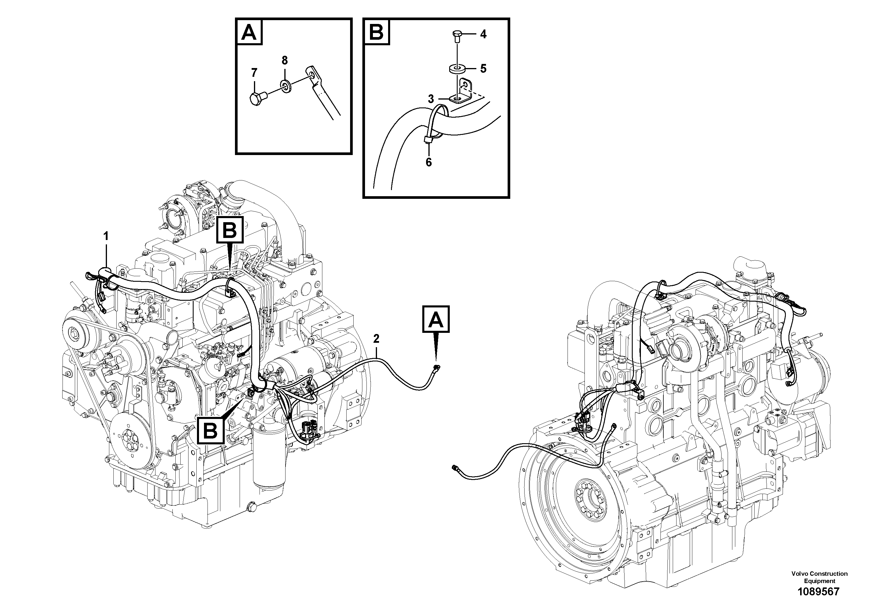 Seat frame VOE12830898 VOLVO