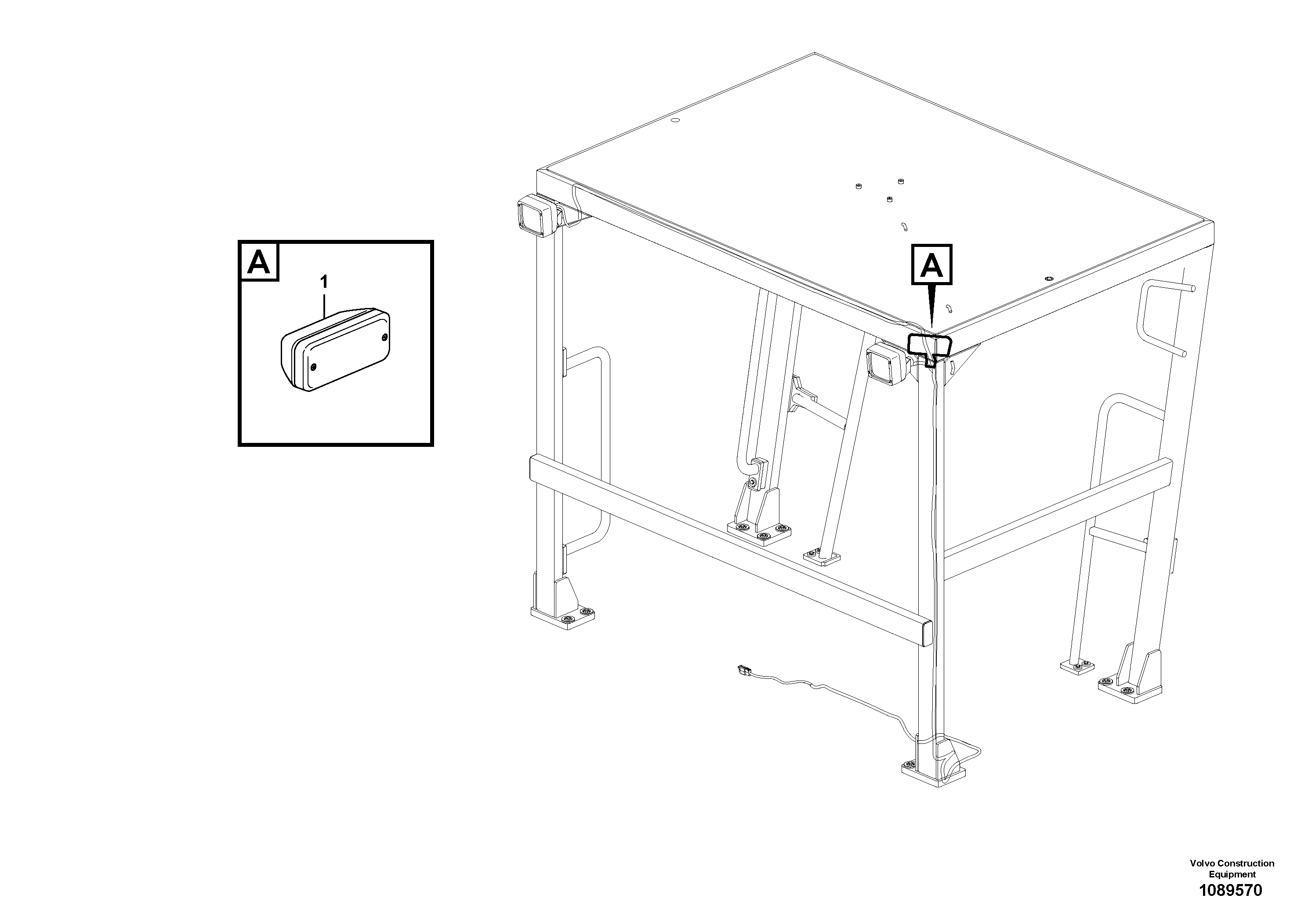 Tray VOE12832305 VOLVO