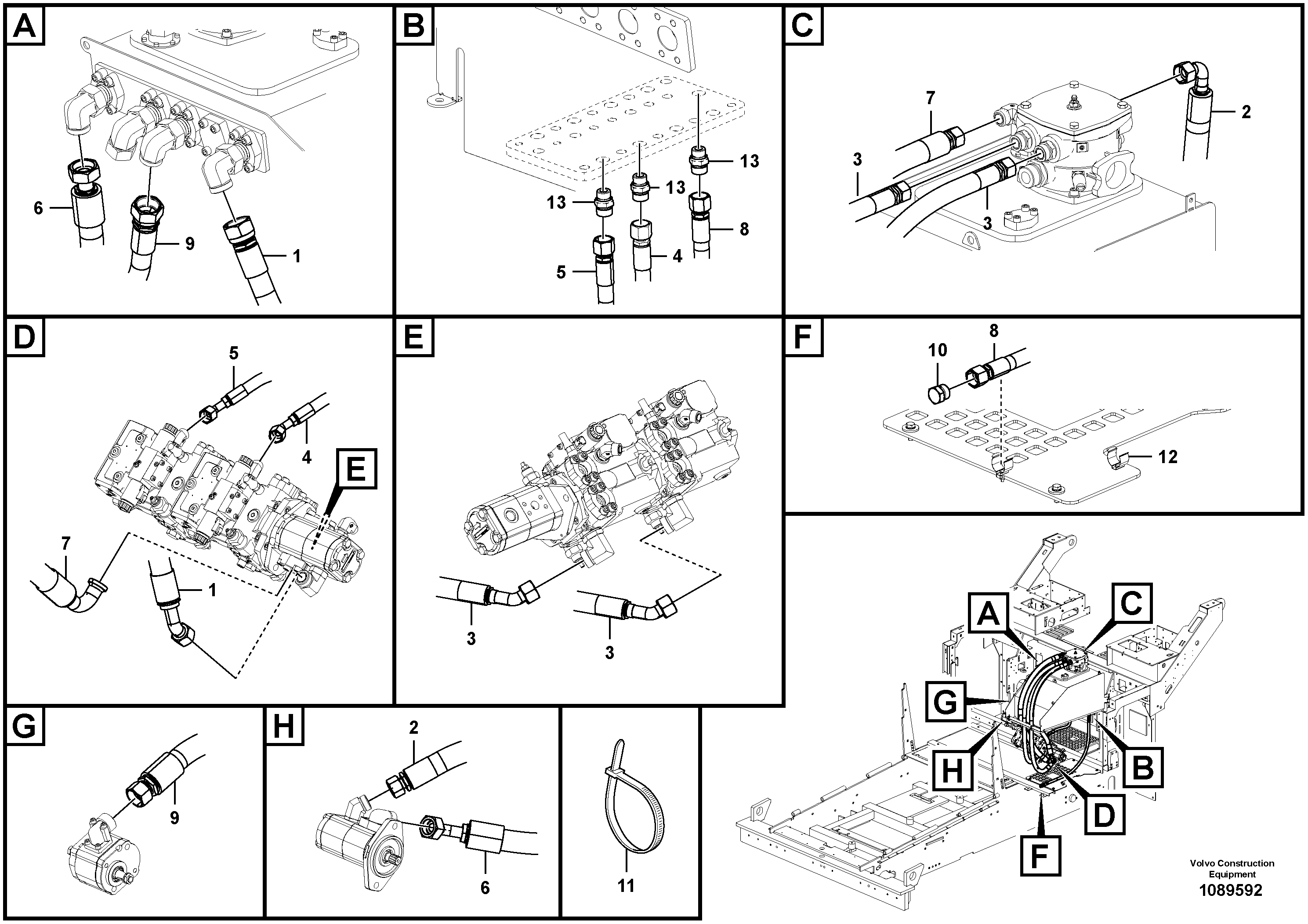 Timing gear casing VOE12834138 VOLVO