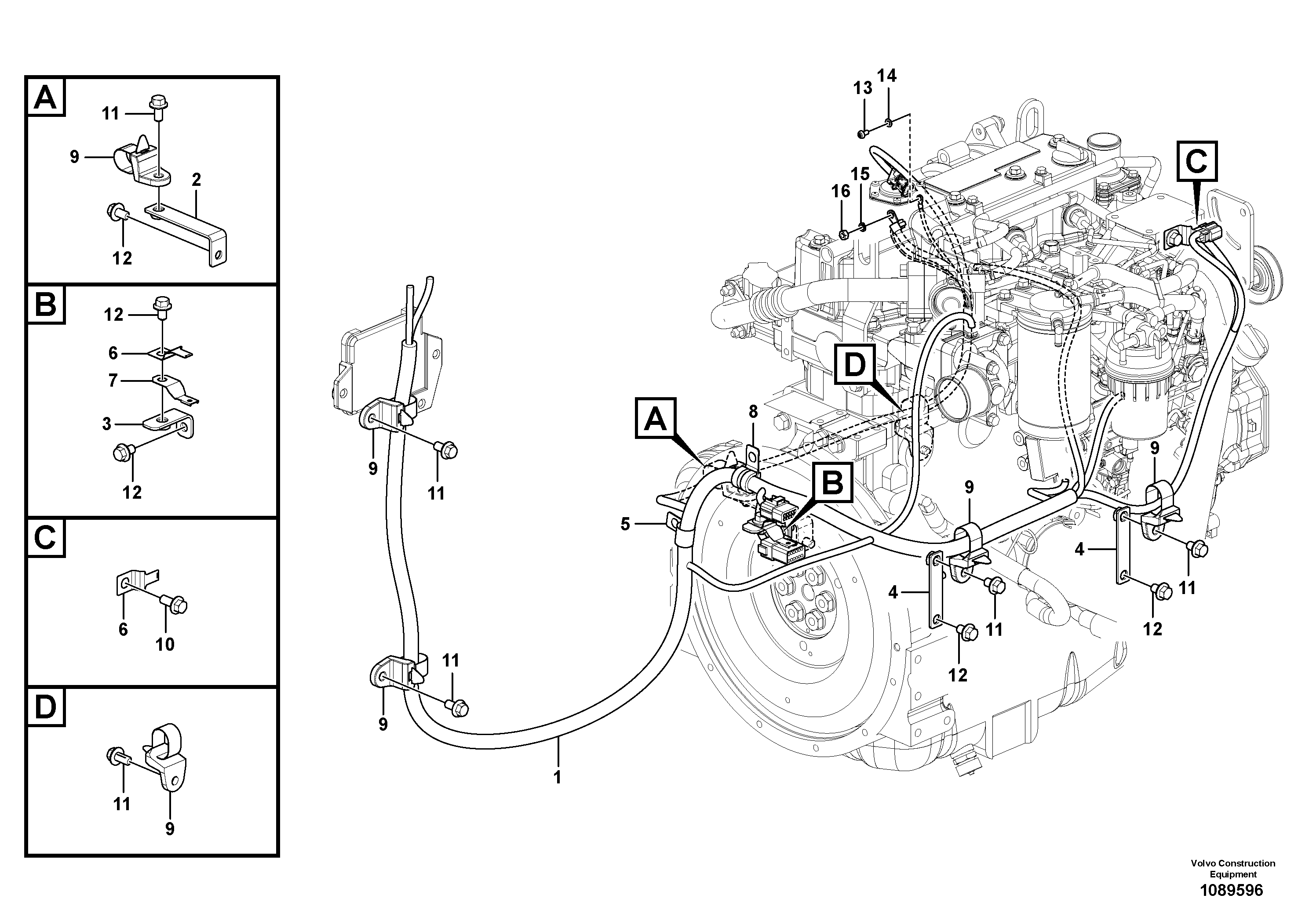 Support Leg VOE14682520 VOLVO