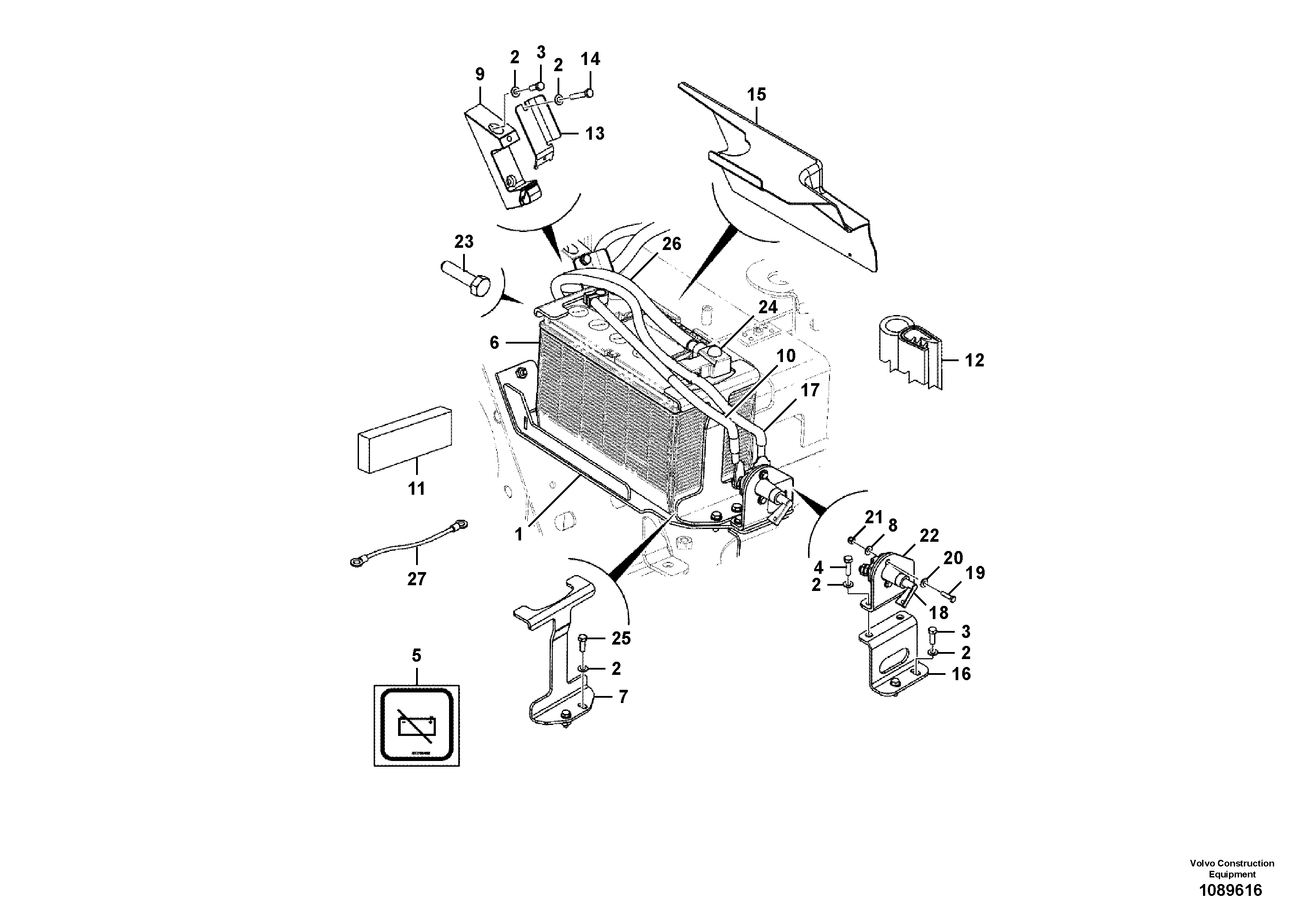Bracket VOE17484974 VOLVO
