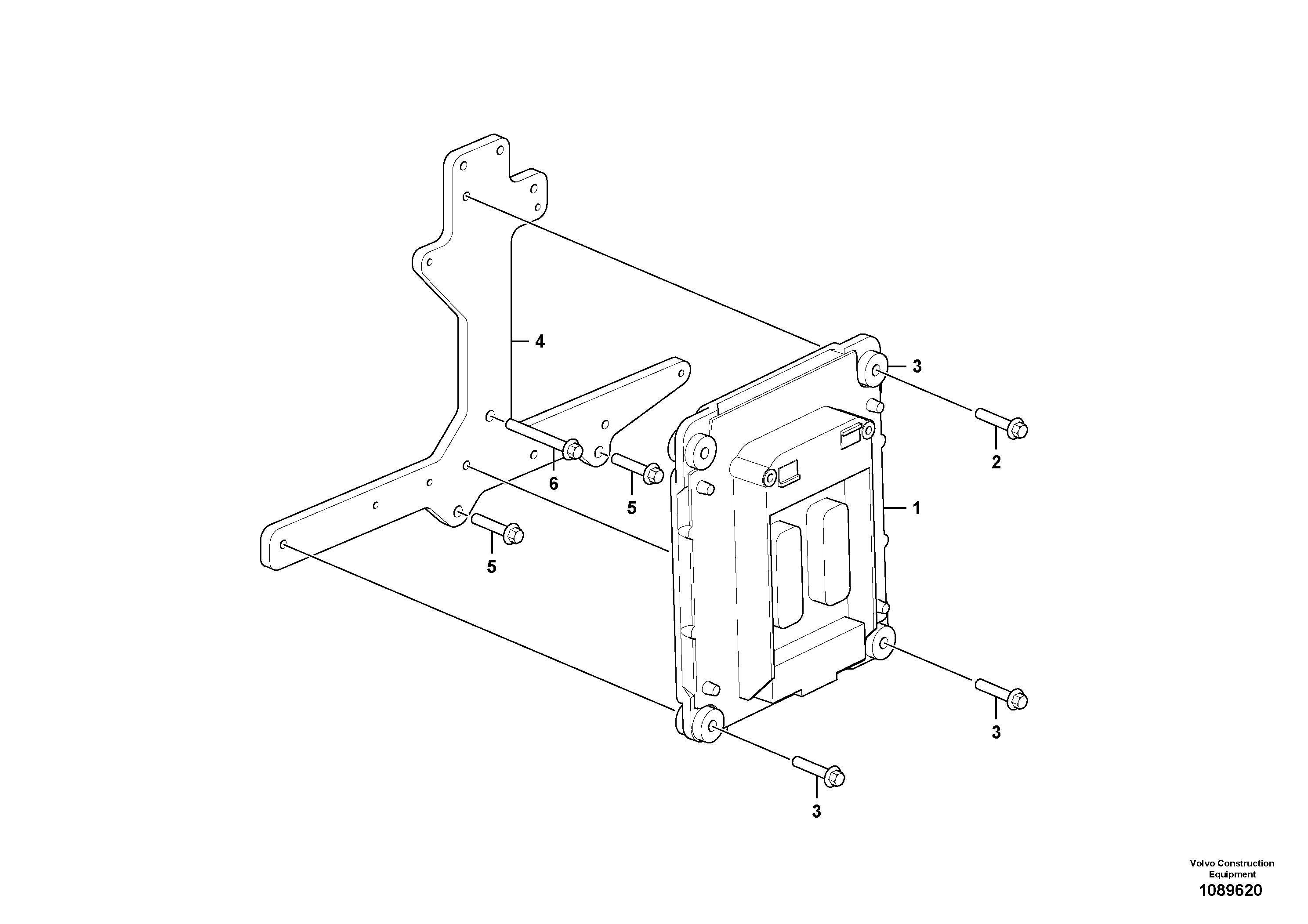 Hood Hinge VOE22220483 VOLVO