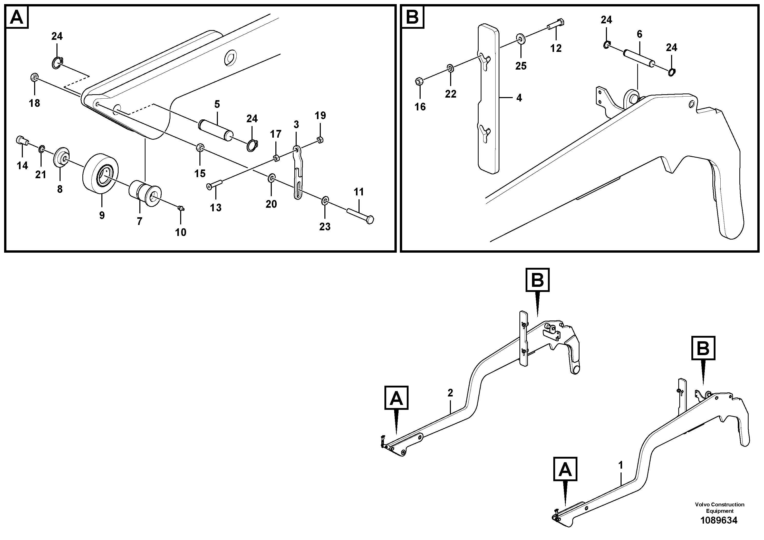 Adjusting Screw VOE12834712 VOLVO