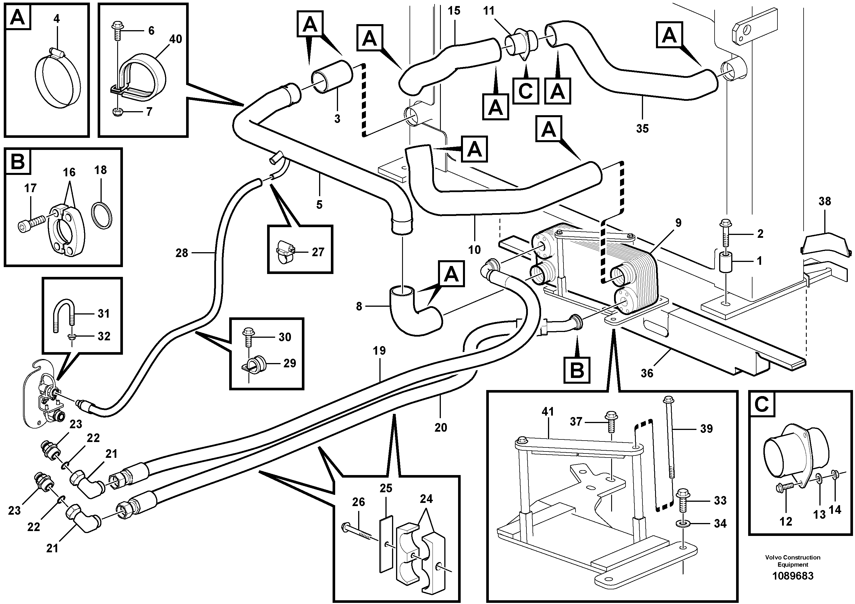 Plate - Battery - Switch VOE15161985 VOLVO