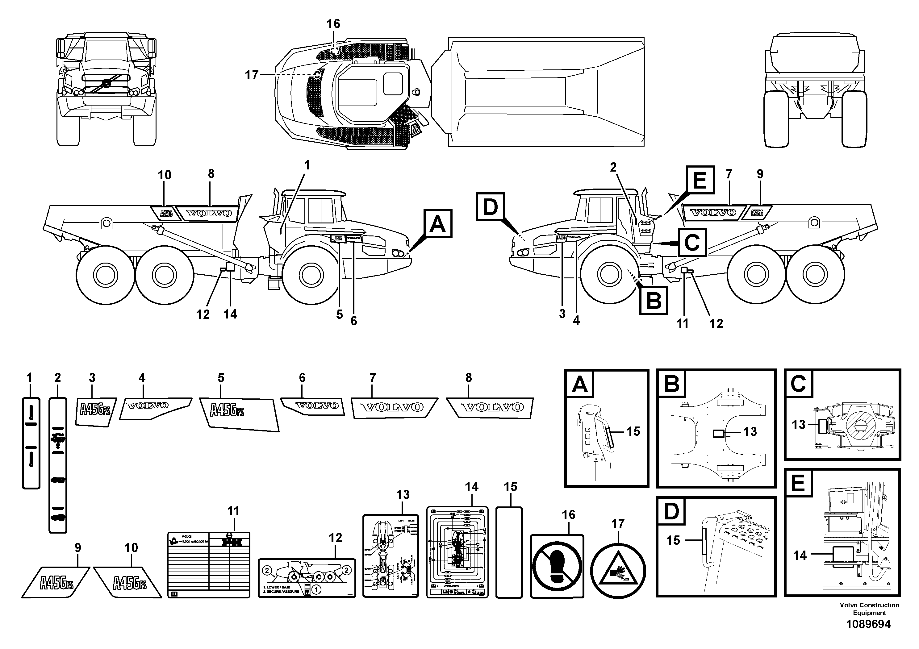 Cylinder Block VOE16903786 VOLVO