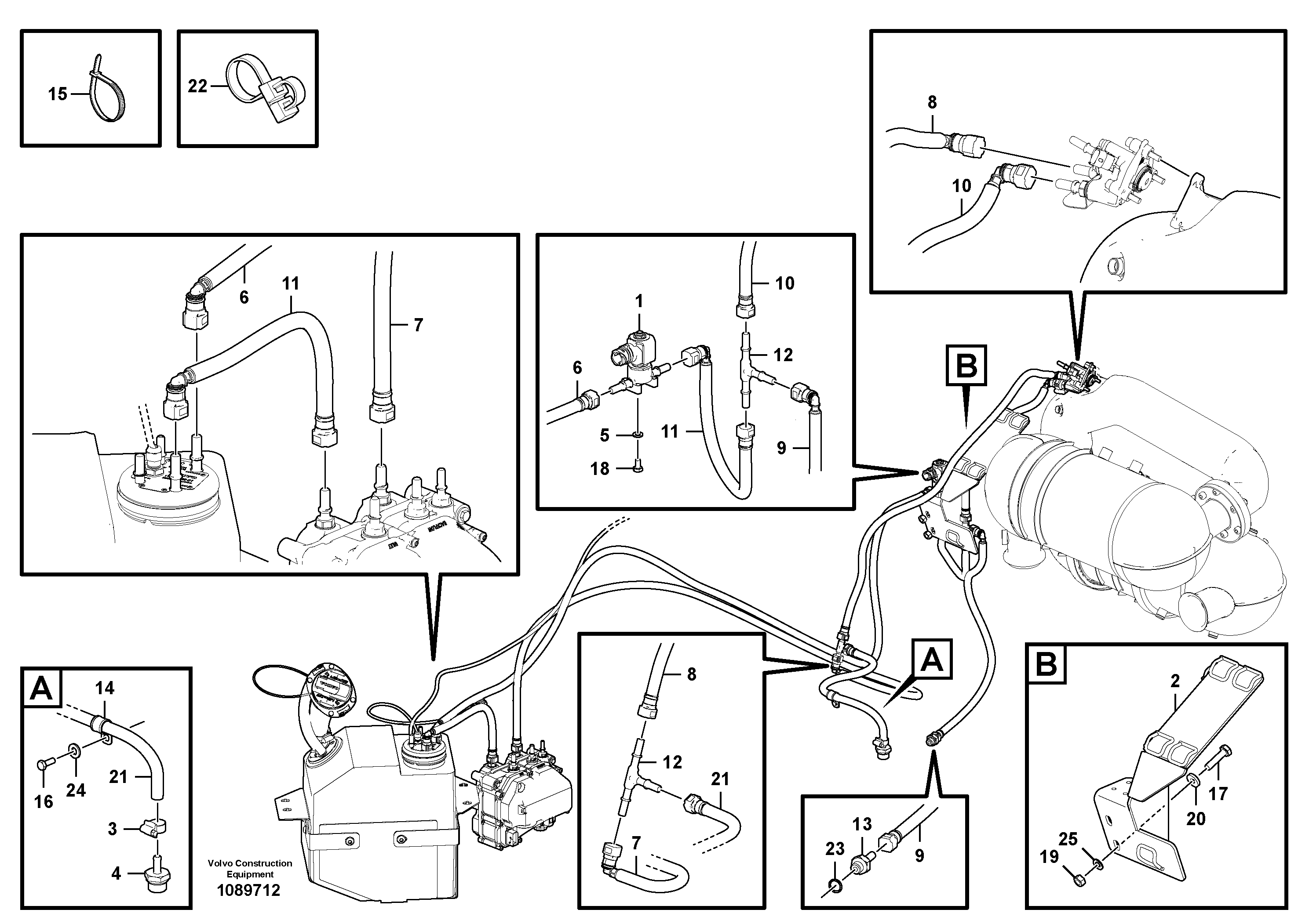 Timing gear casing VOE12810755 VOLVO