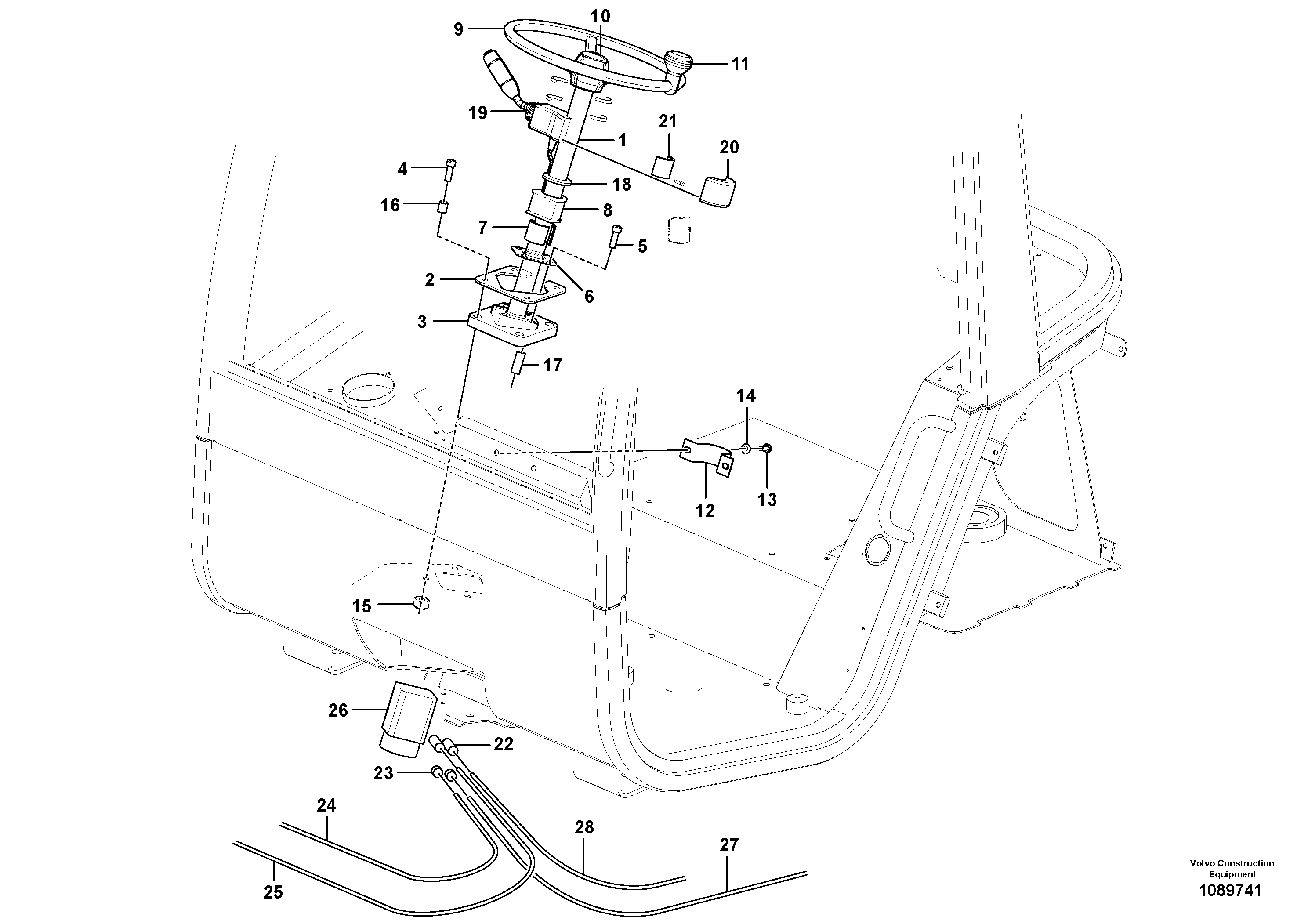 Nut ZM5241547 VOLVO