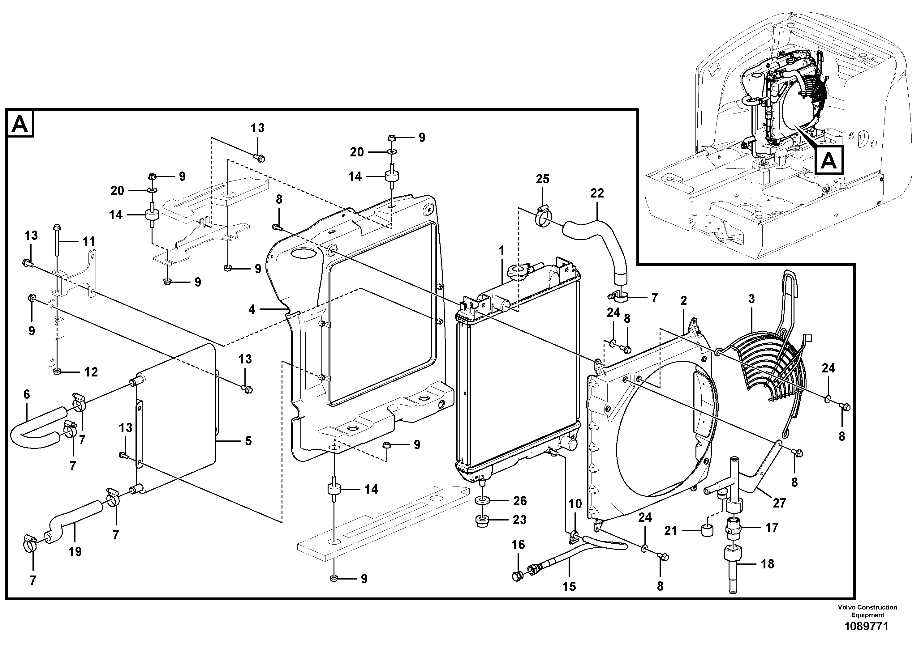 Front Axle Tube VOE15680198 VOLVO