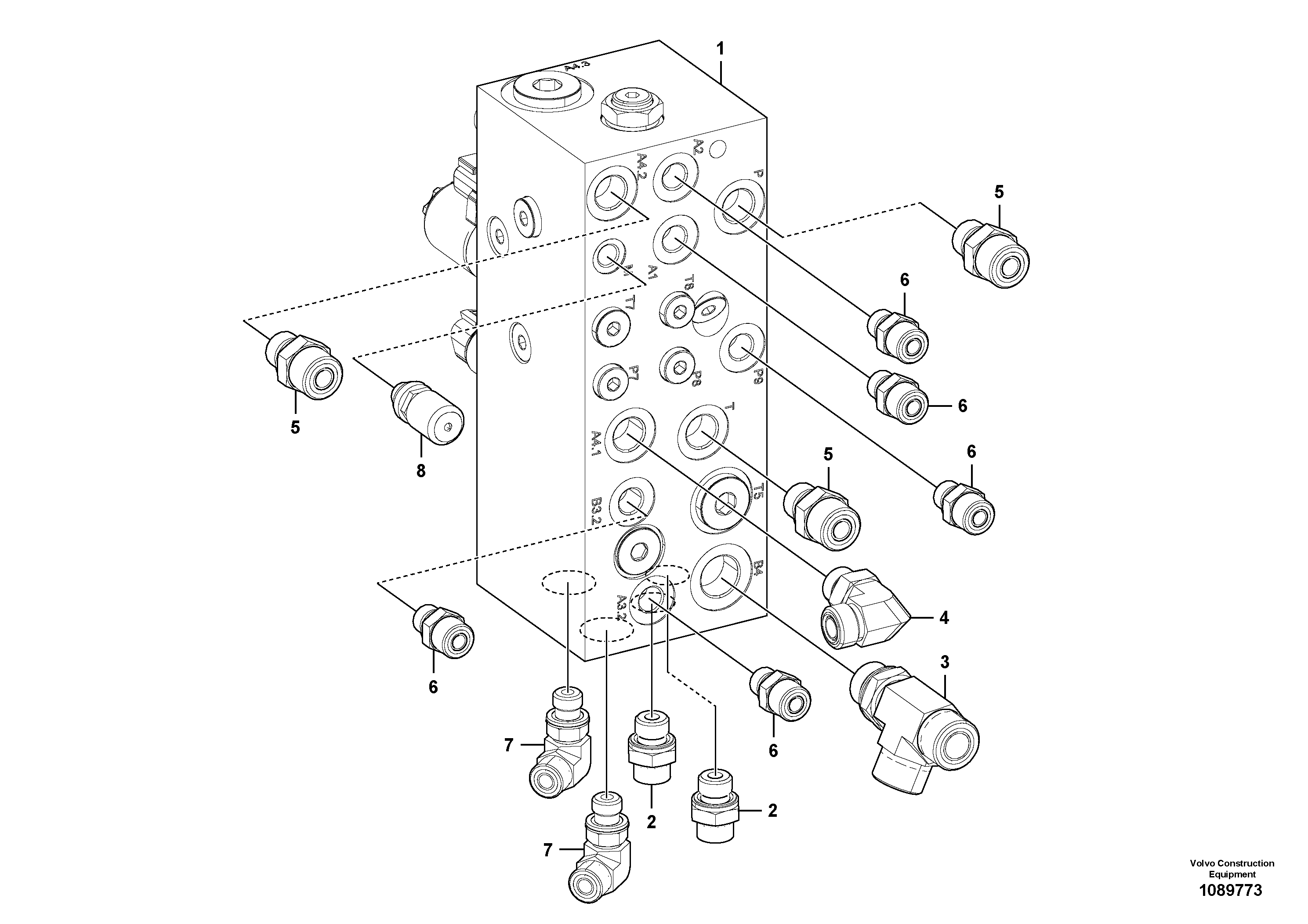 Hydraulic Valve VOE12815184 VOLVO