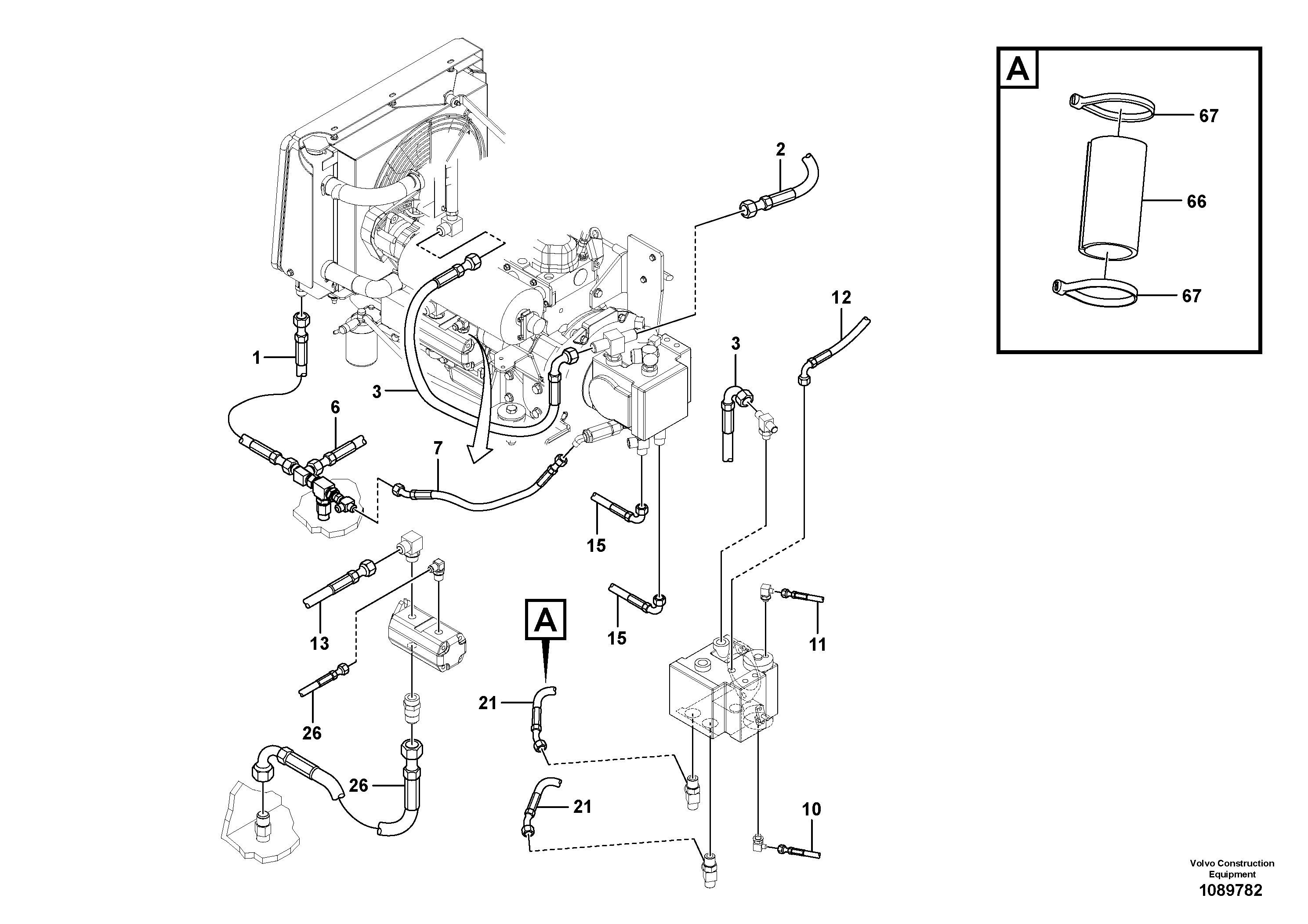 Strip Clamp VOE6681440 VOLVO