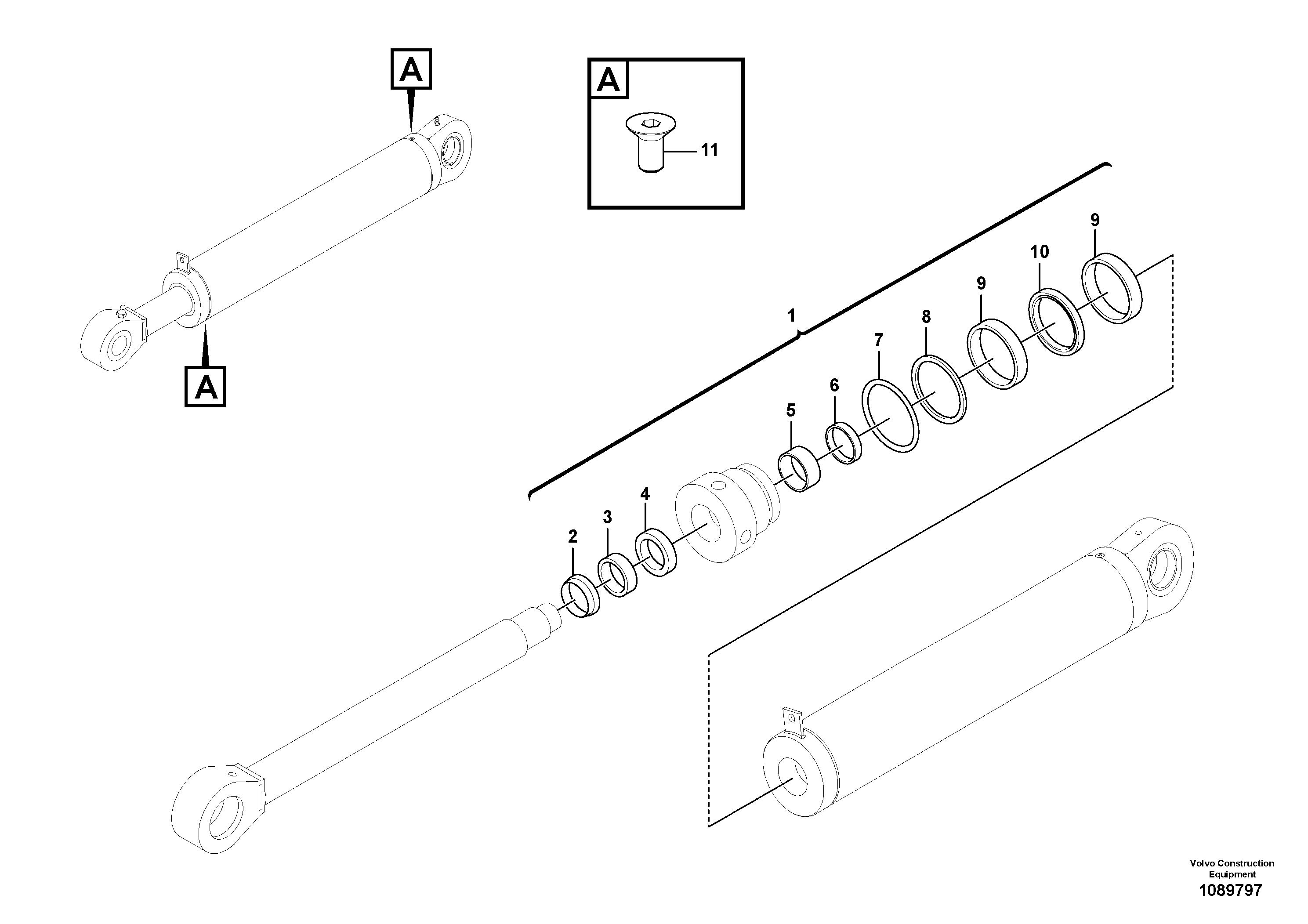 Valve seat VOE17467776 VOLVO