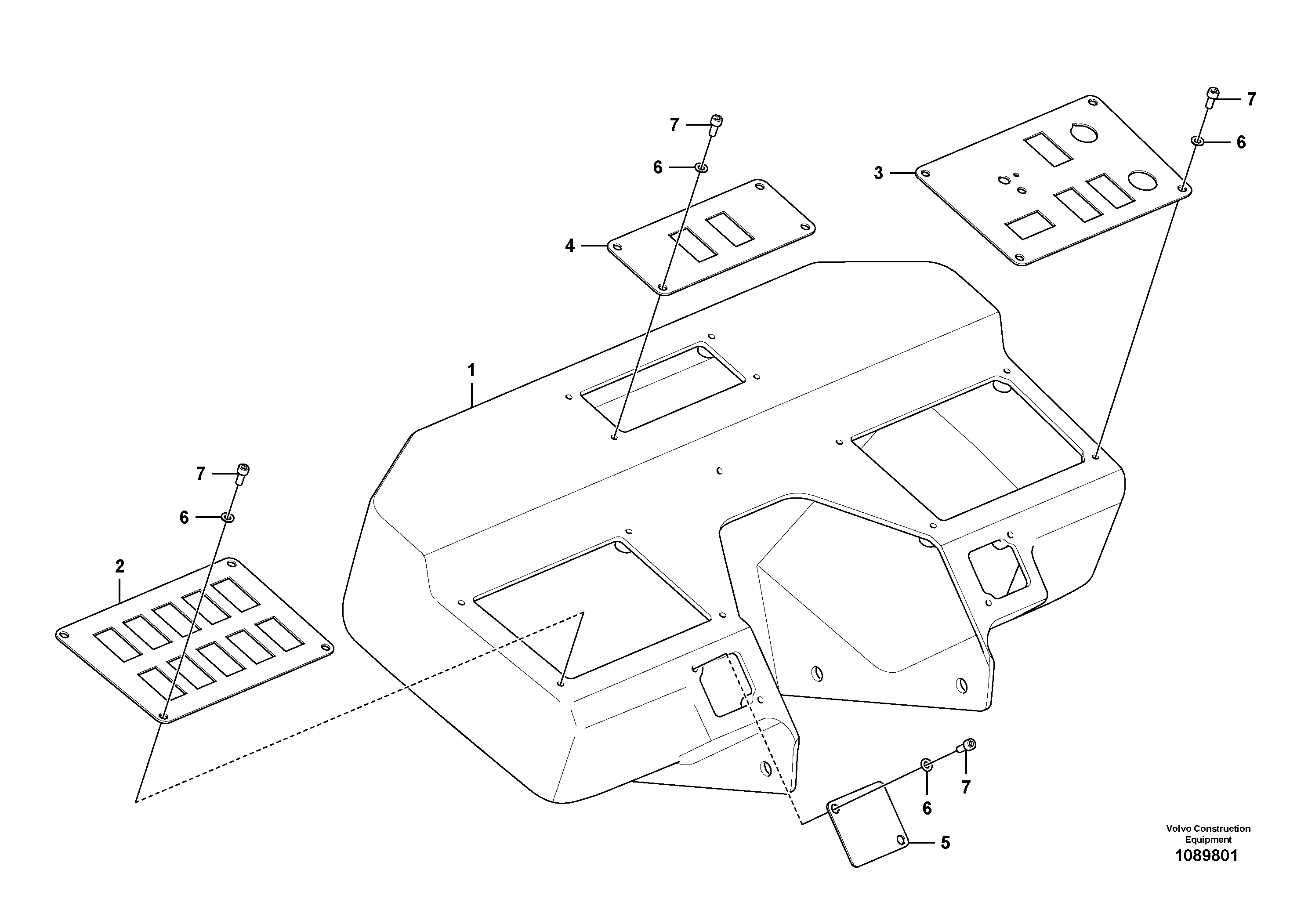 Rec.housing VOE12824949 VOLVO