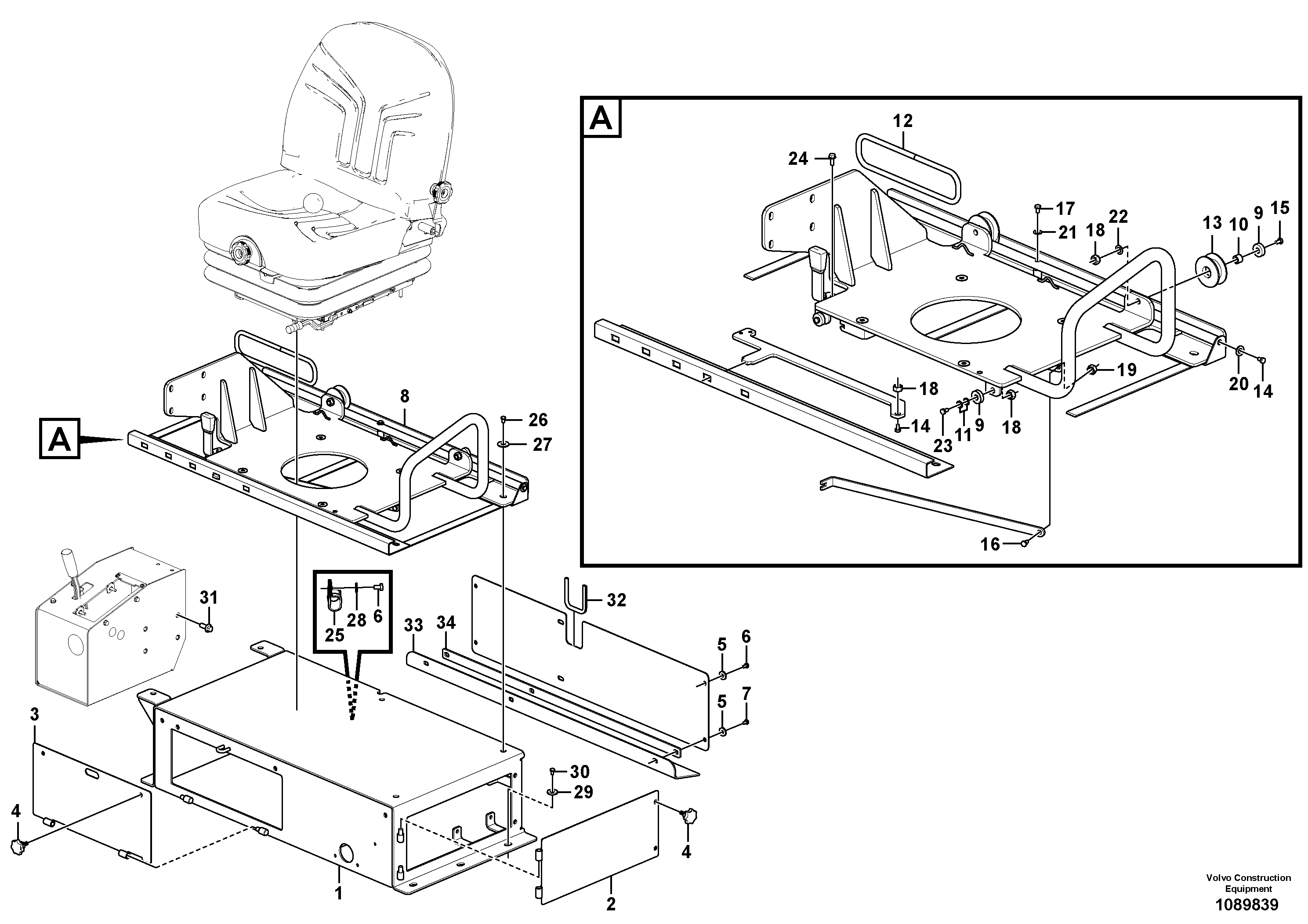 Wiper/washer rear VOE12826423 VOLVO