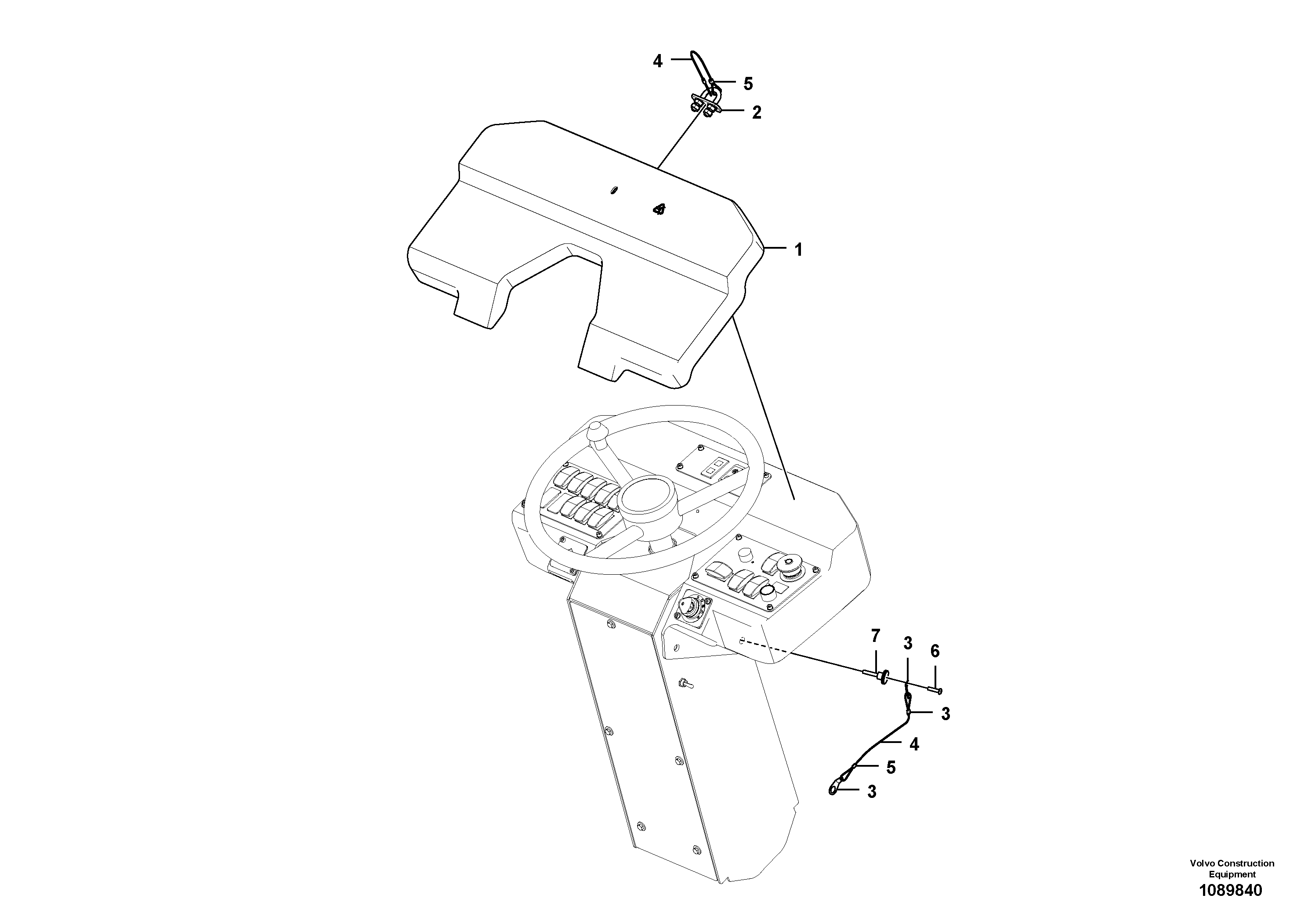 Holder VOE12813626 VOLVO