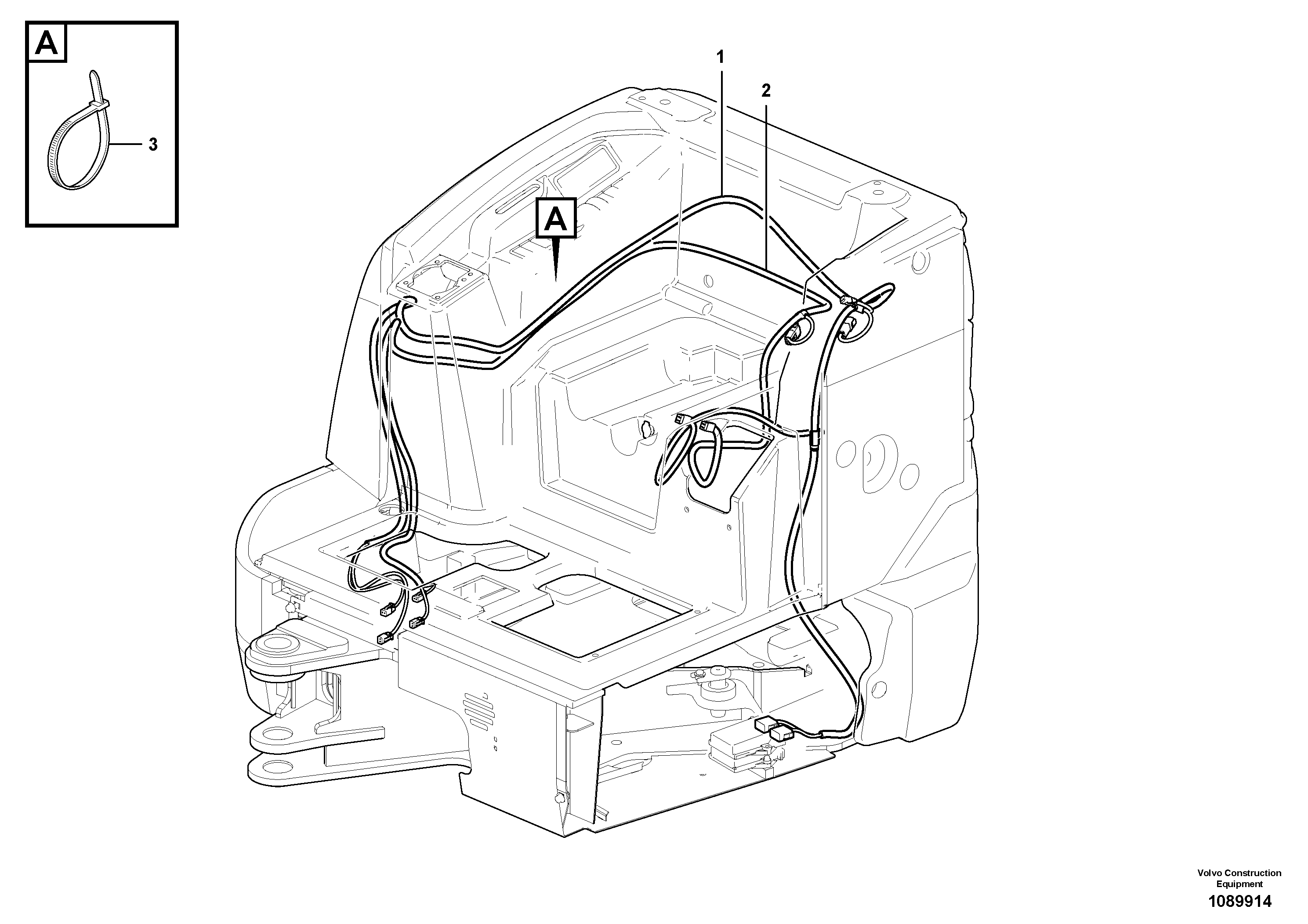 Support Leg VOE15664593 VOLVO