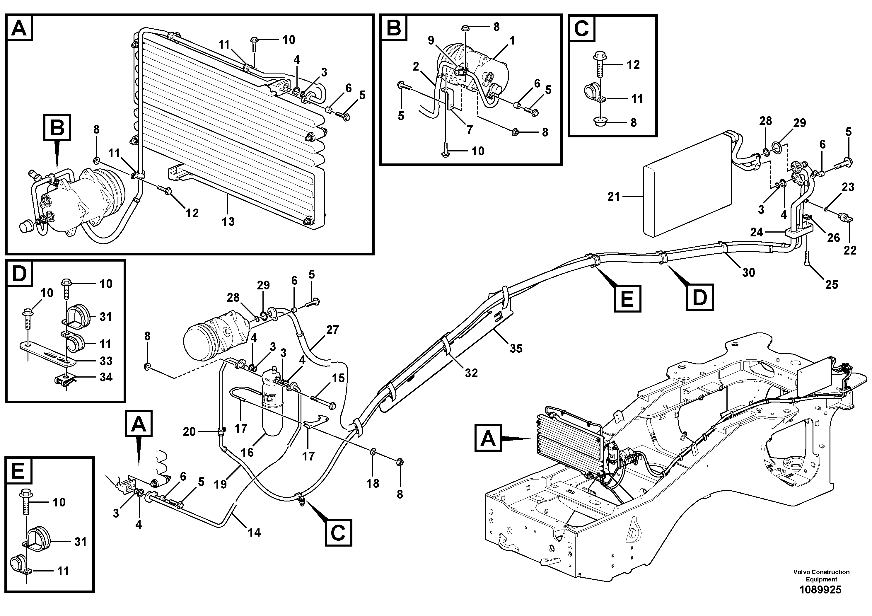 Hinge Fitting VOE16808063 VOLVO