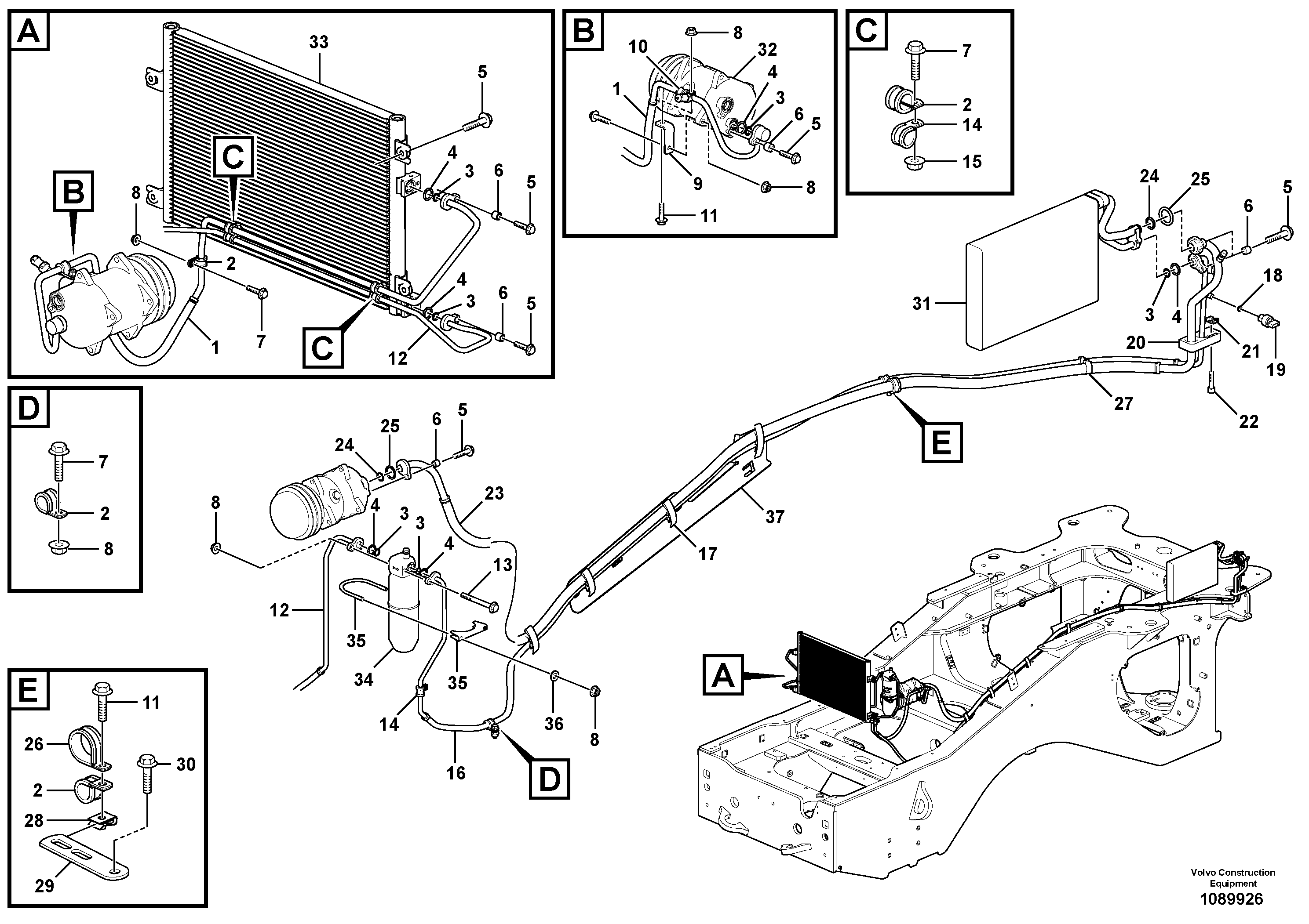 Timing gear casing VOE16674866 VOLVO