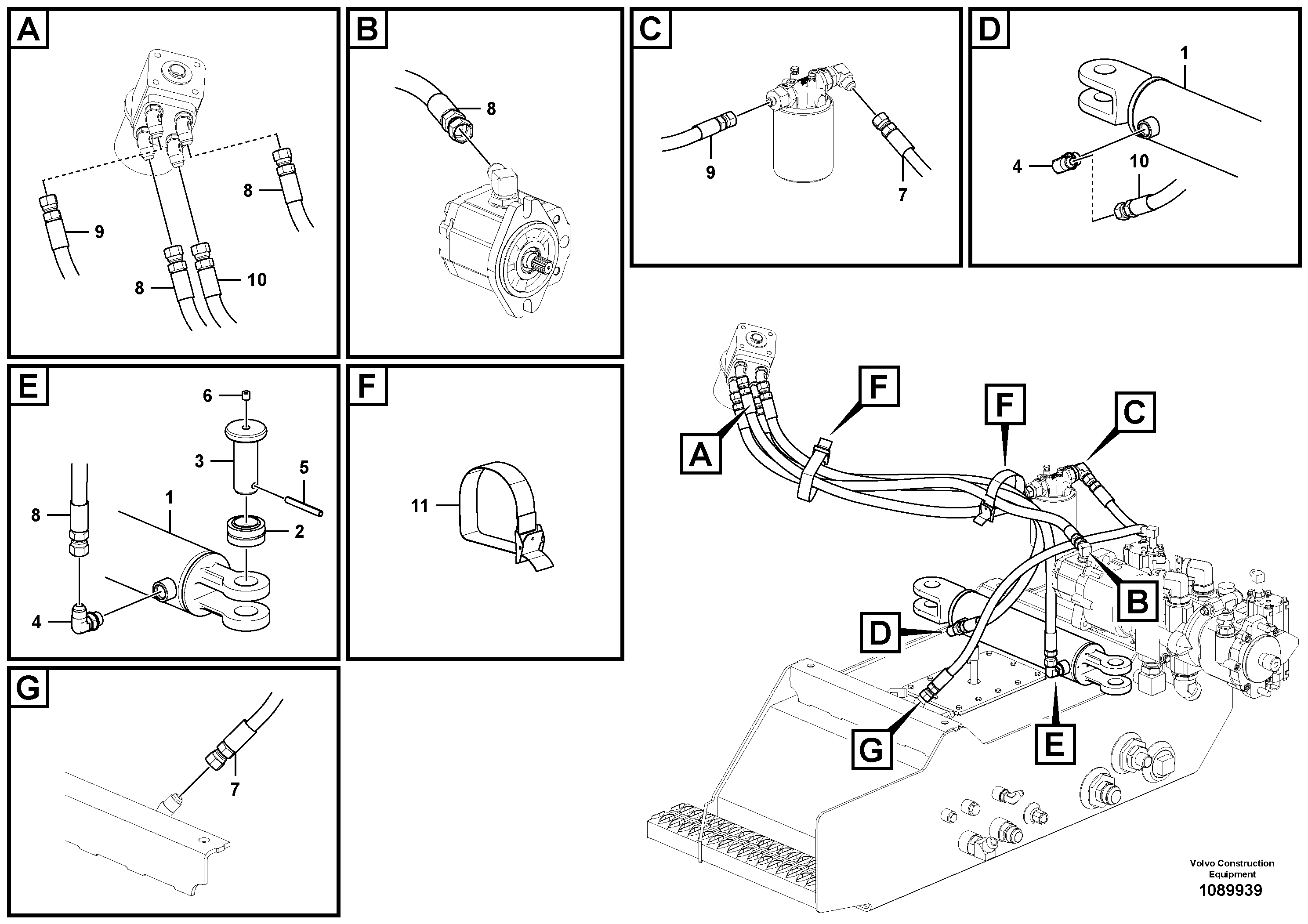 Timing gear casing VOE12830701 VOLVO